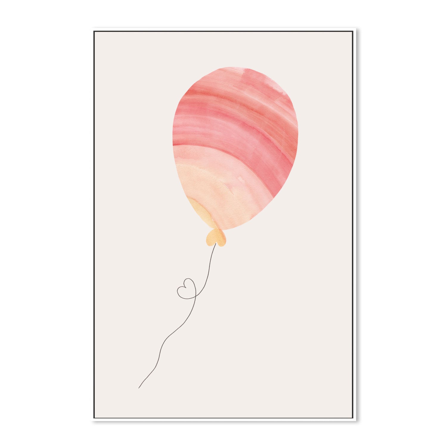 wall-art-print-canvas-poster-framed-Rainbow Balloon , By Menina Lisboa-5