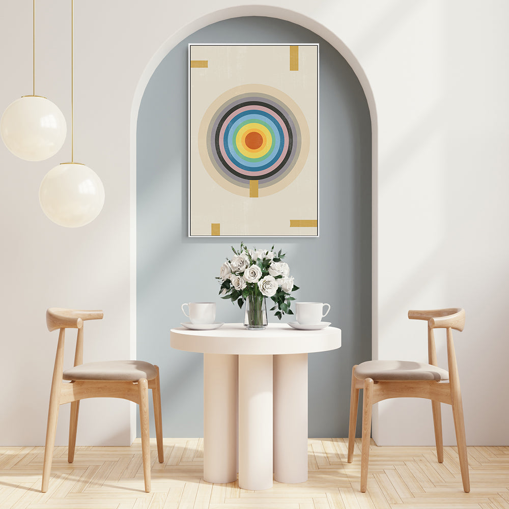 wall-art-print-canvas-poster-framed-Rainbow Circle-GIOIA-WALL-ART