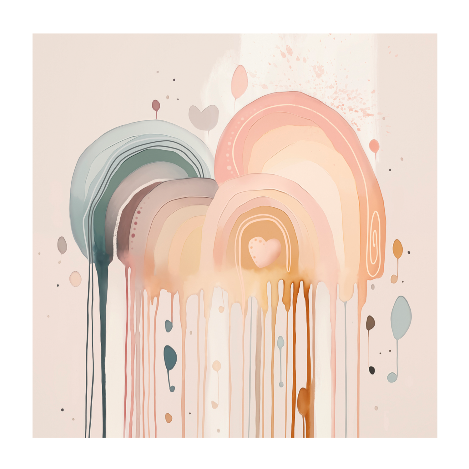 wall-art-print-canvas-poster-framed-Rainbow Drizzle, Style B , By Bella Eve-1