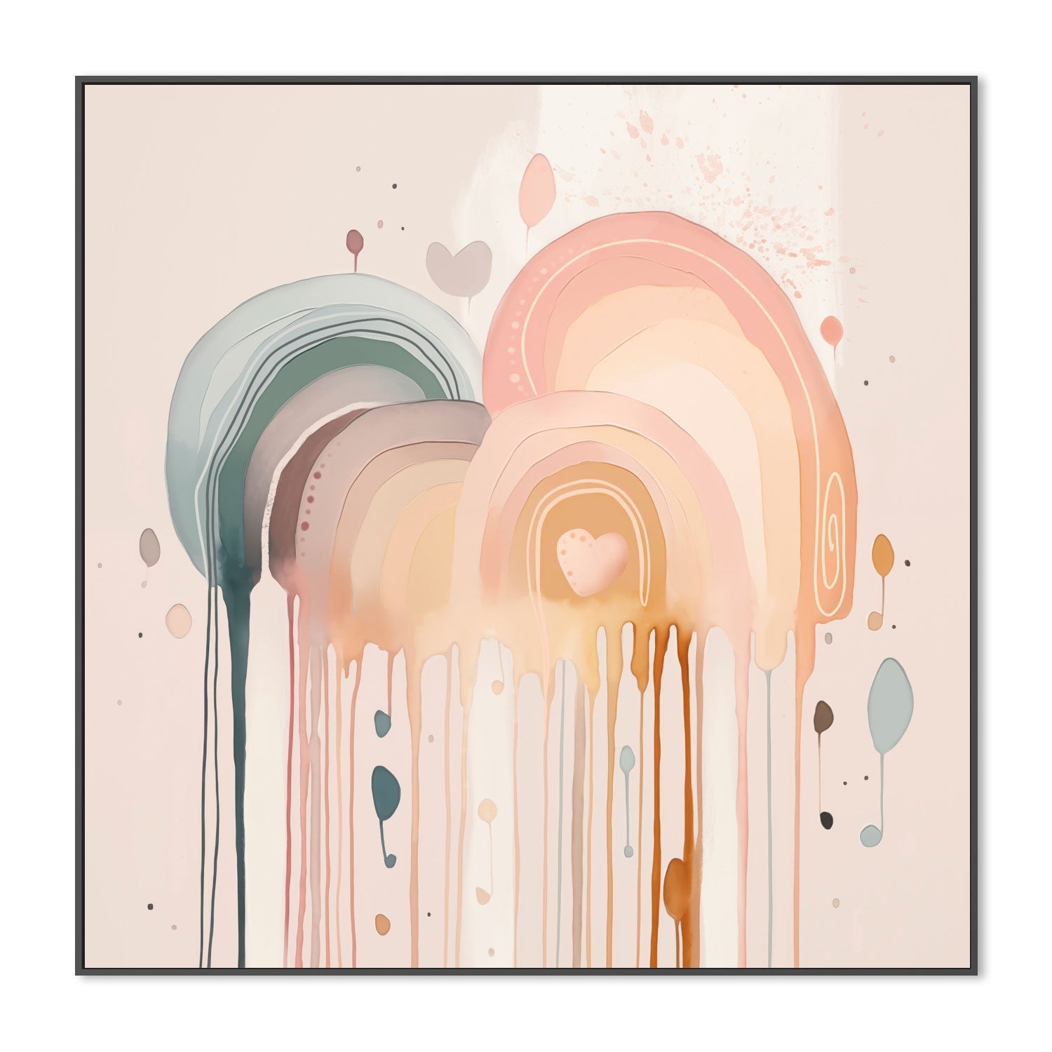 wall-art-print-canvas-poster-framed-Rainbow Drizzle, Style B , By Bella Eve-3