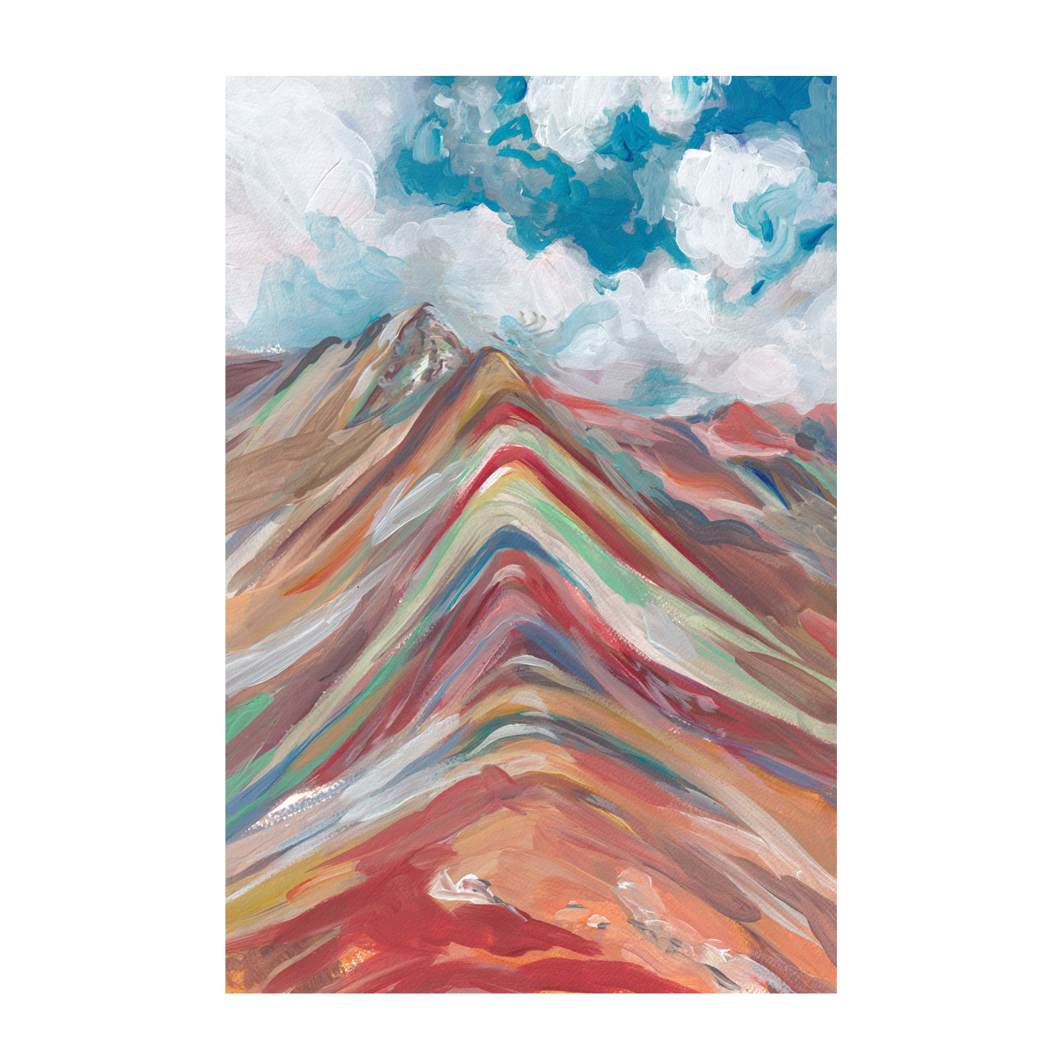 wall-art-print-canvas-poster-framed-Rainbow Mountain , By Alice Kwan-1