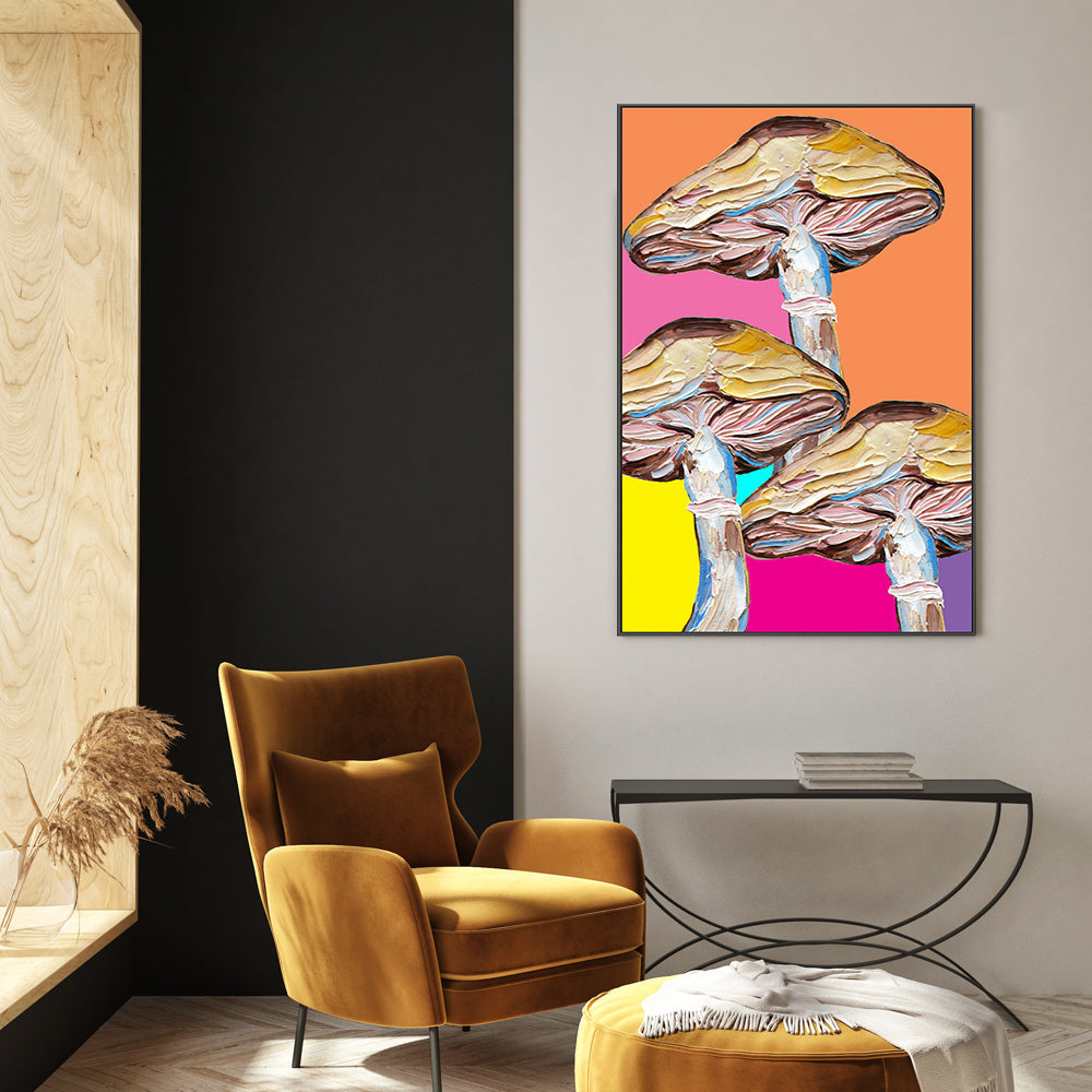 wall-art-print-canvas-poster-framed-Rainbow Mycelium-GIOIA-WALL-ART