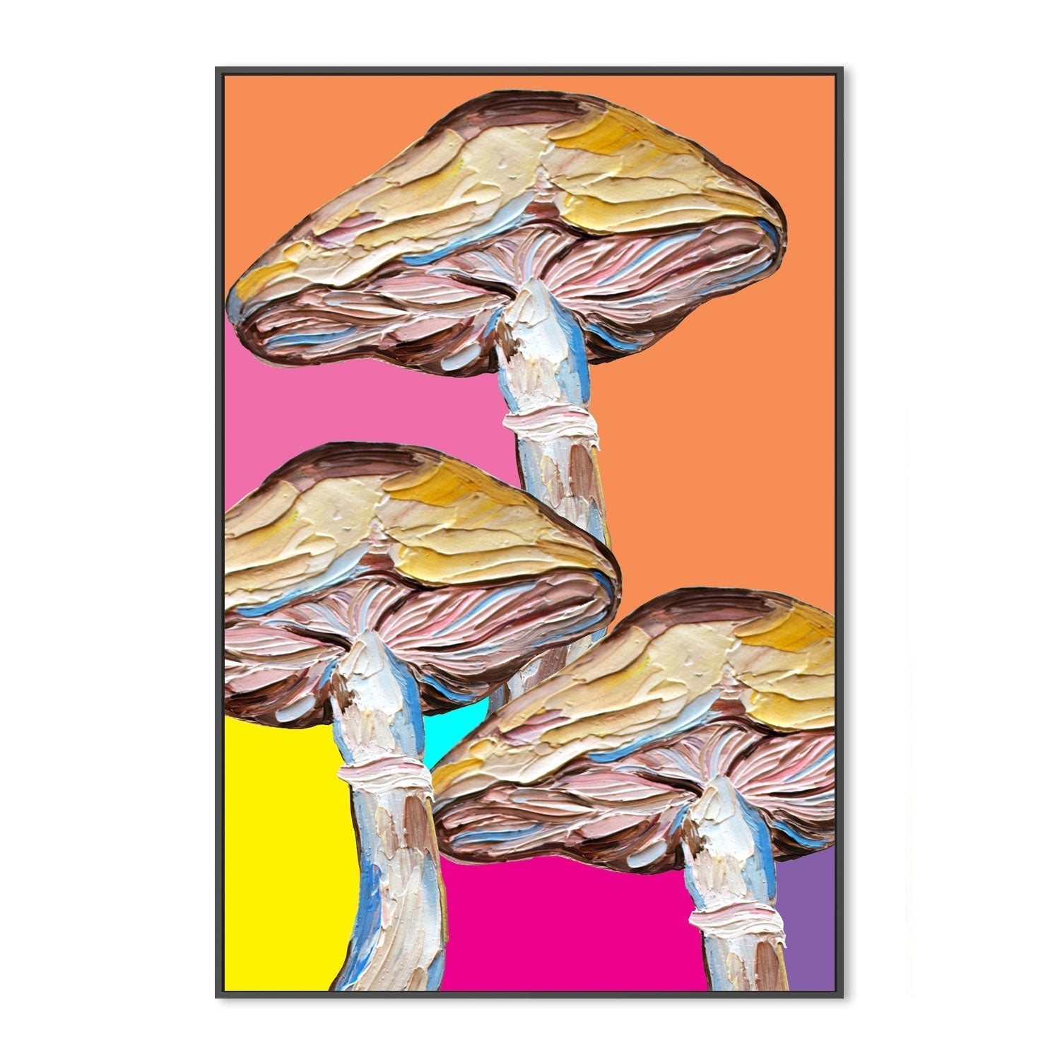 wall-art-print-canvas-poster-framed-Rainbow Mycelium-GIOIA-WALL-ART