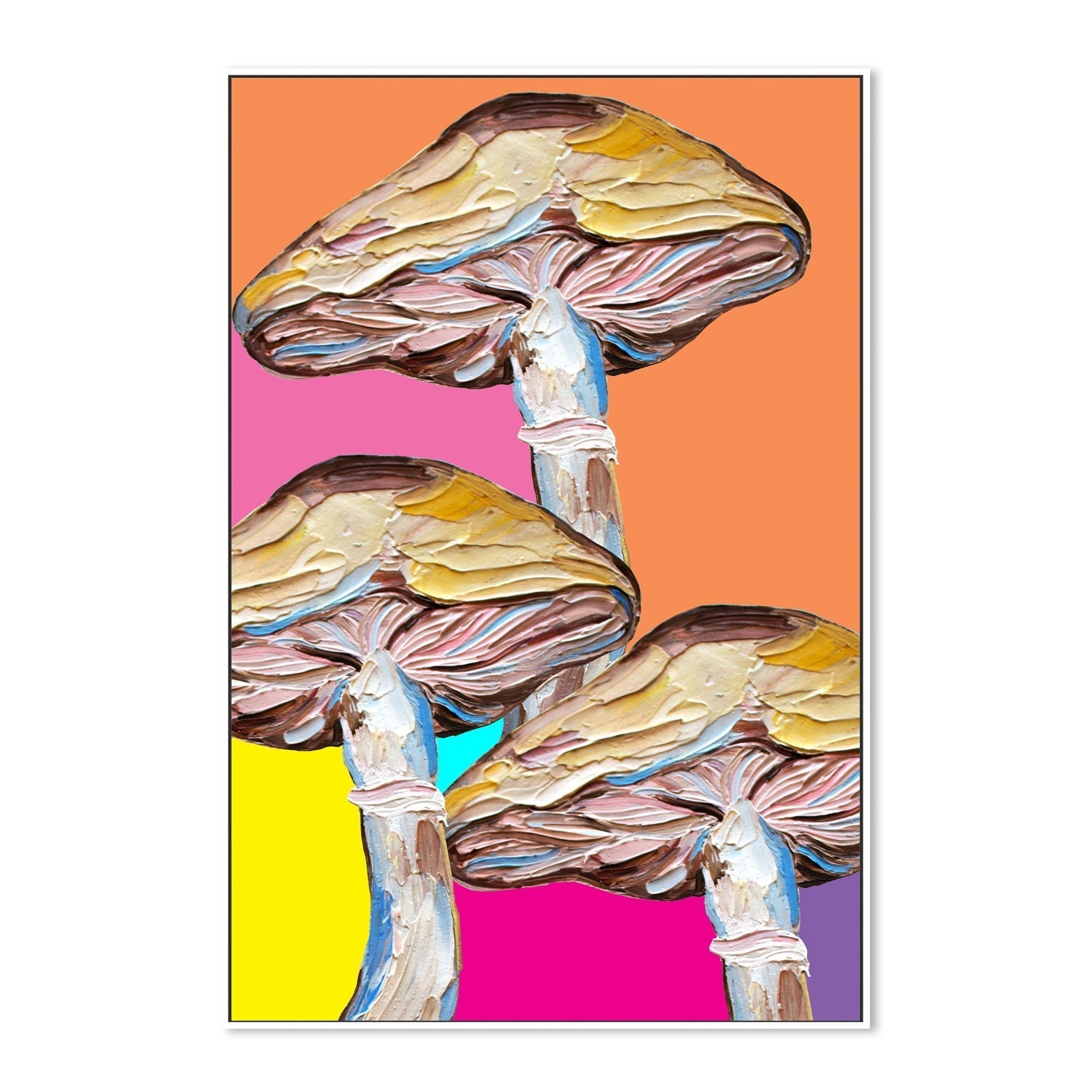 wall-art-print-canvas-poster-framed-Rainbow Mycelium-GIOIA-WALL-ART