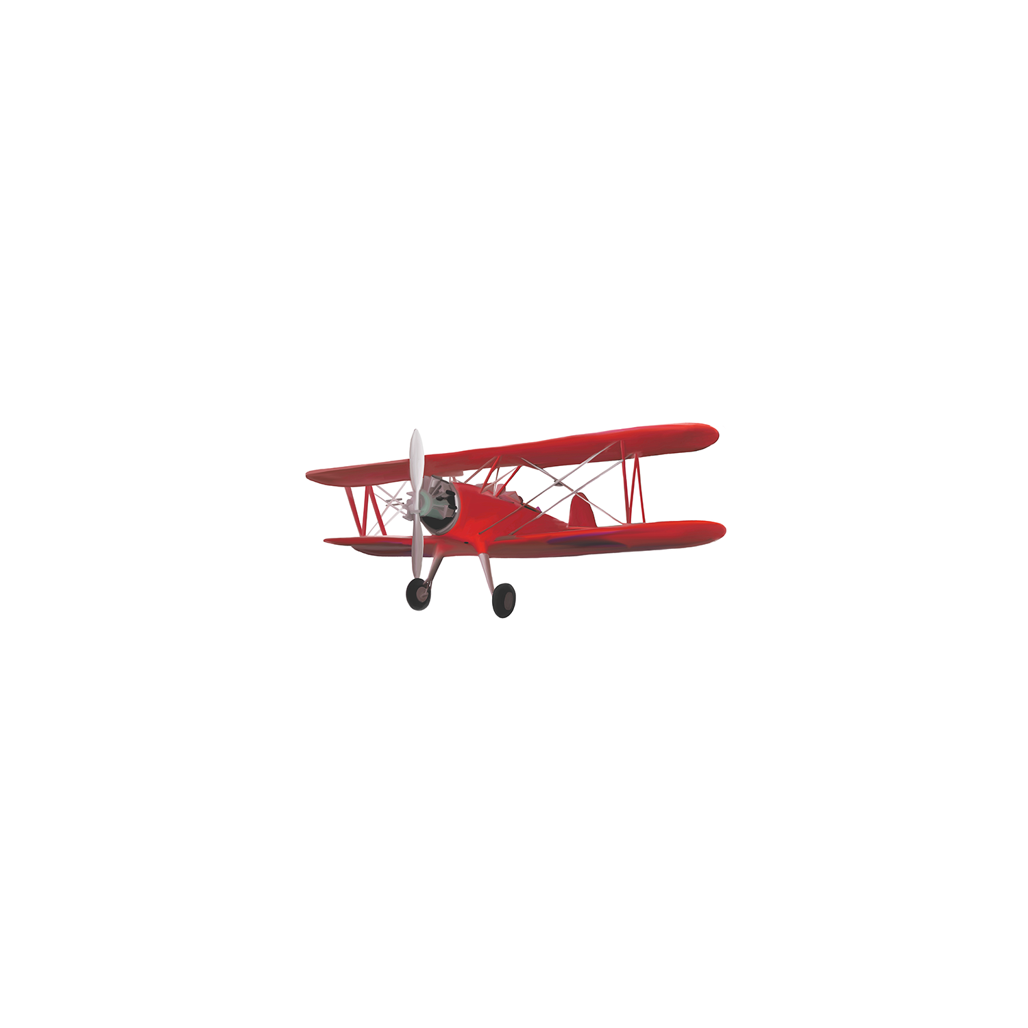 wall-art-print-canvas-poster-framed-Red and Grey Airplane, Set Of 2 , By Leah Straatsma-8