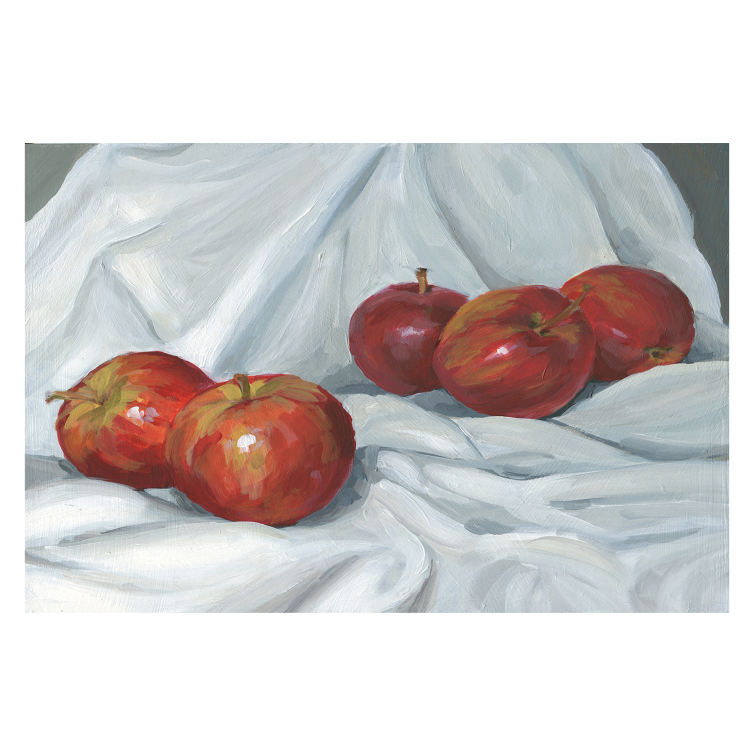 wall-art-print-canvas-poster-framed-Red Apples , By Carrie Arnold-1