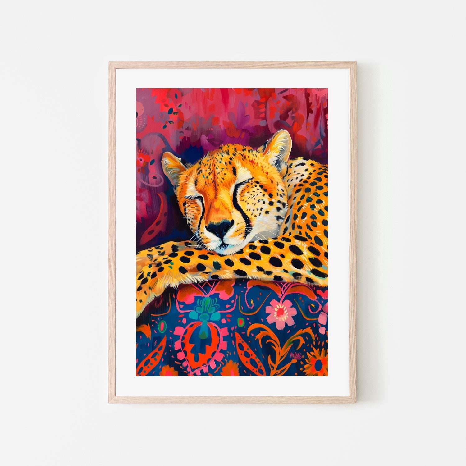 wall-art-print-canvas-poster-framed-Resting Cheetah-6