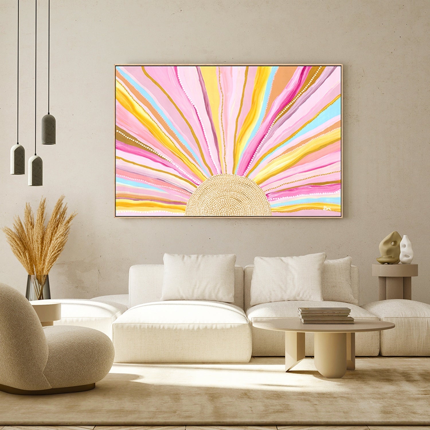 wall-art-print-canvas-poster-framed-Rising Sun, By Bri Chelman , By Bri Chelman-GIOIA-WALL-ART