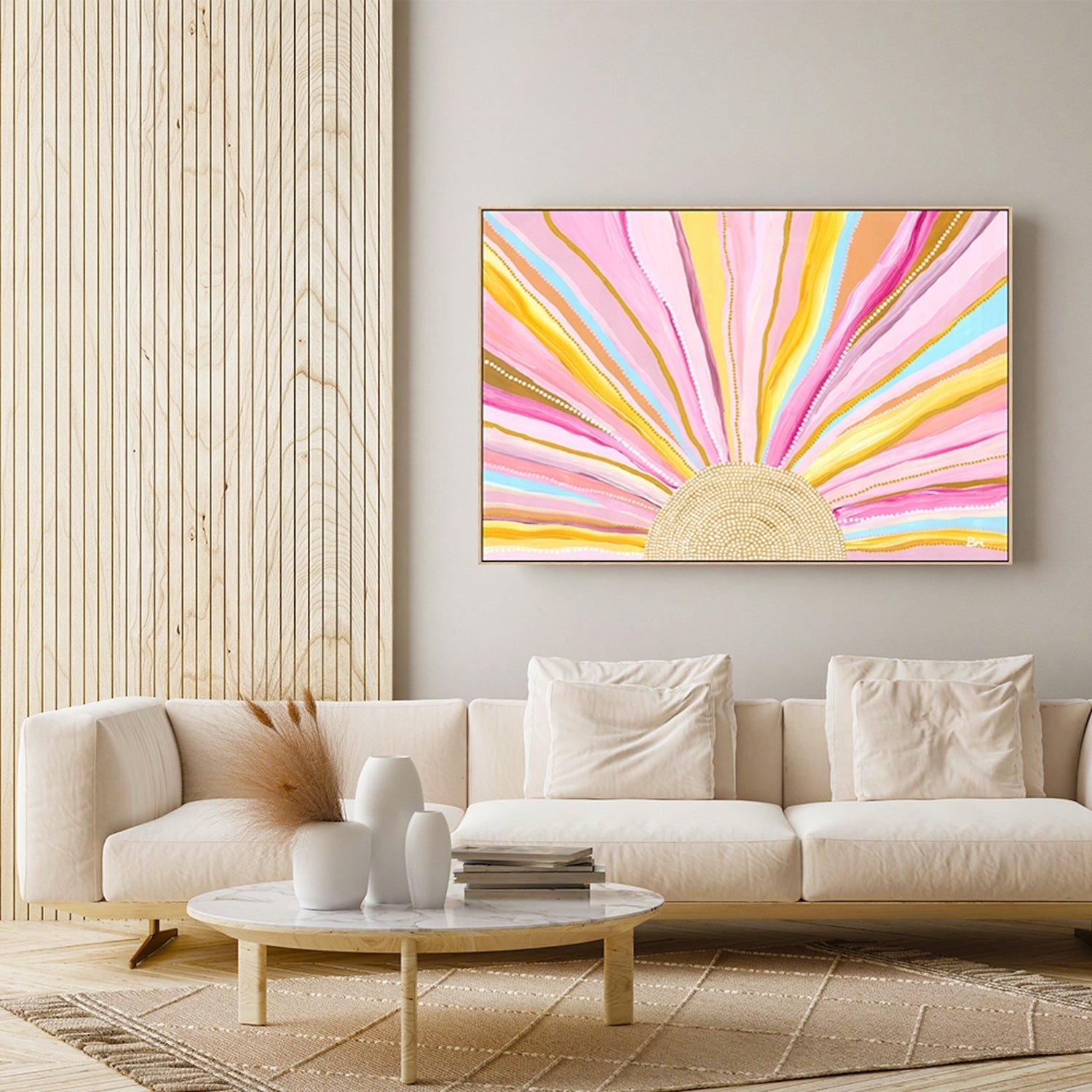 wall-art-print-canvas-poster-framed-Rising Sun, By Bri Chelman , By Bri Chelman-GIOIA-WALL-ART