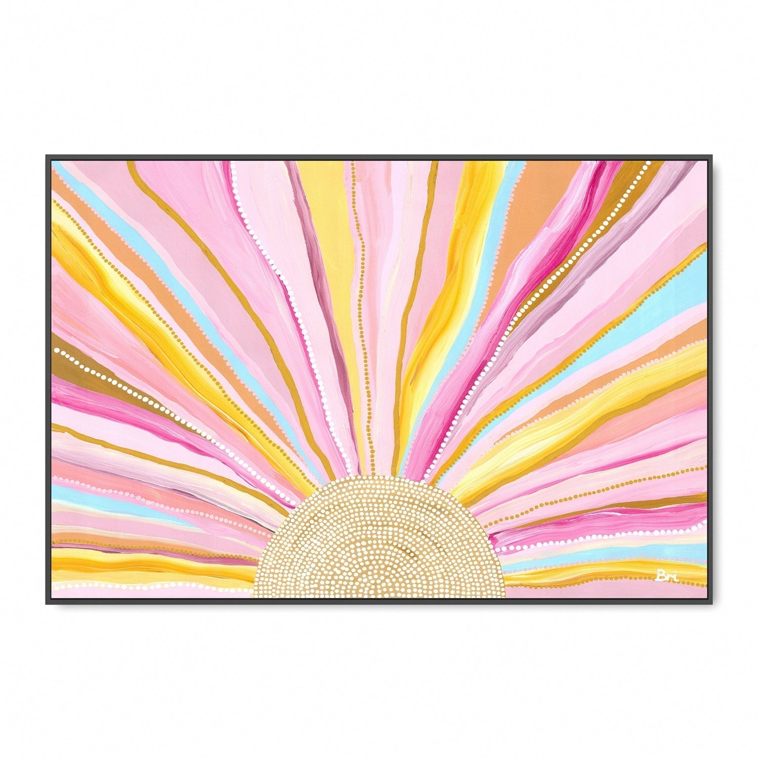 wall-art-print-canvas-poster-framed-Rising Sun, By Bri Chelman , By Bri Chelman-GIOIA-WALL-ART