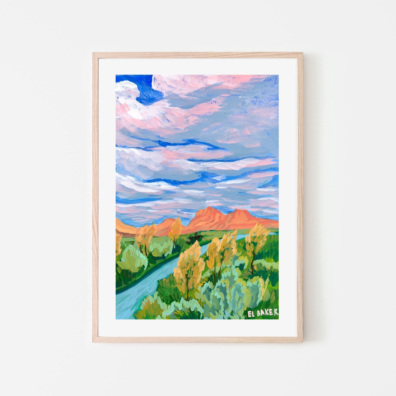 wall-art-print-canvas-poster-framed-River Mountain , By Eleanor Baker-6