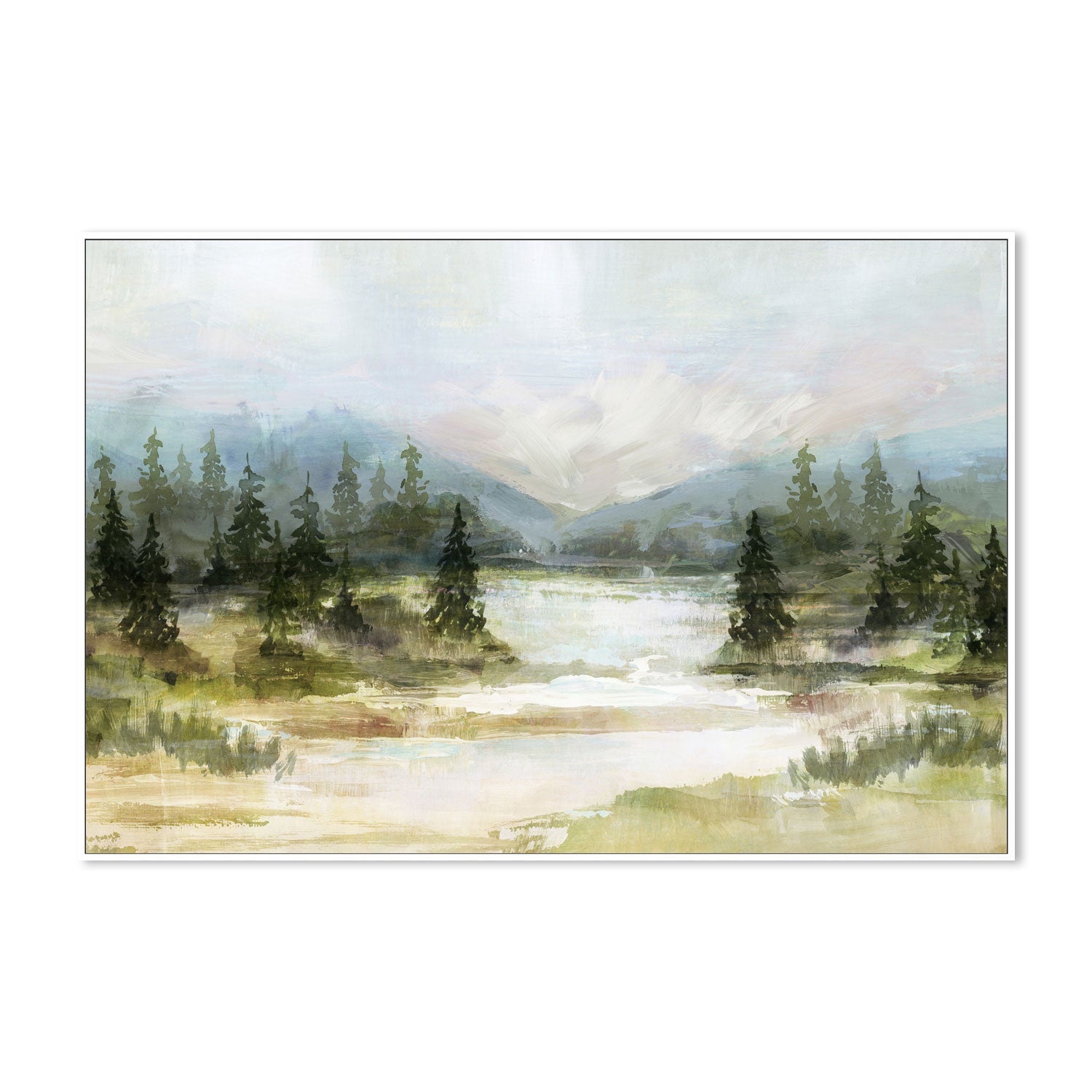 wall-art-print-canvas-poster-framed-River View, Style A , By Nina Blue-5