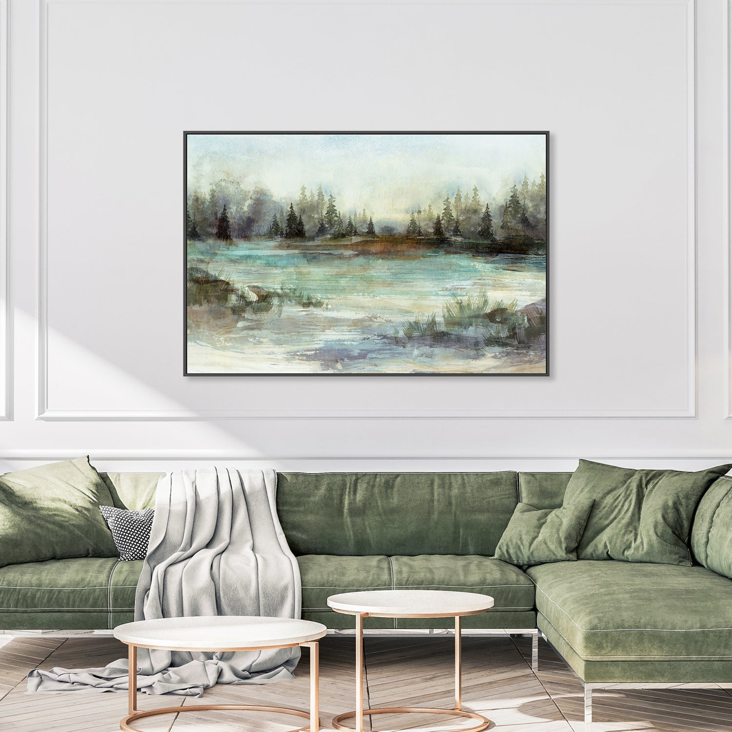 wall-art-print-canvas-poster-framed-River View, Style B , By Nina Blue-7