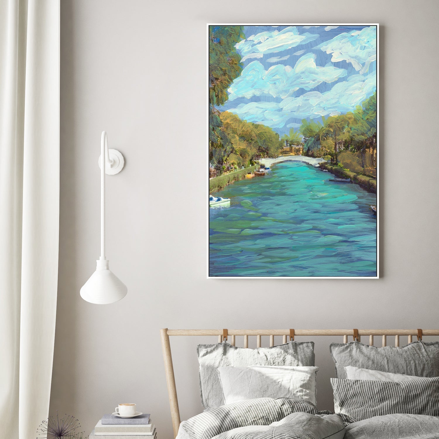 wall-art-print-canvas-poster-framed-River Walk , By Eleanor Baker-2