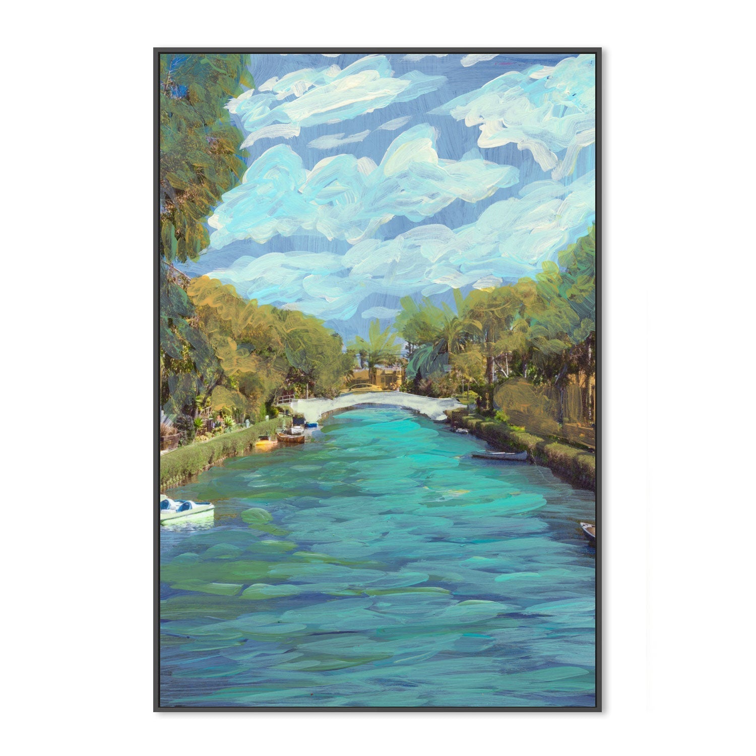 wall-art-print-canvas-poster-framed-River Walk , By Eleanor Baker-3