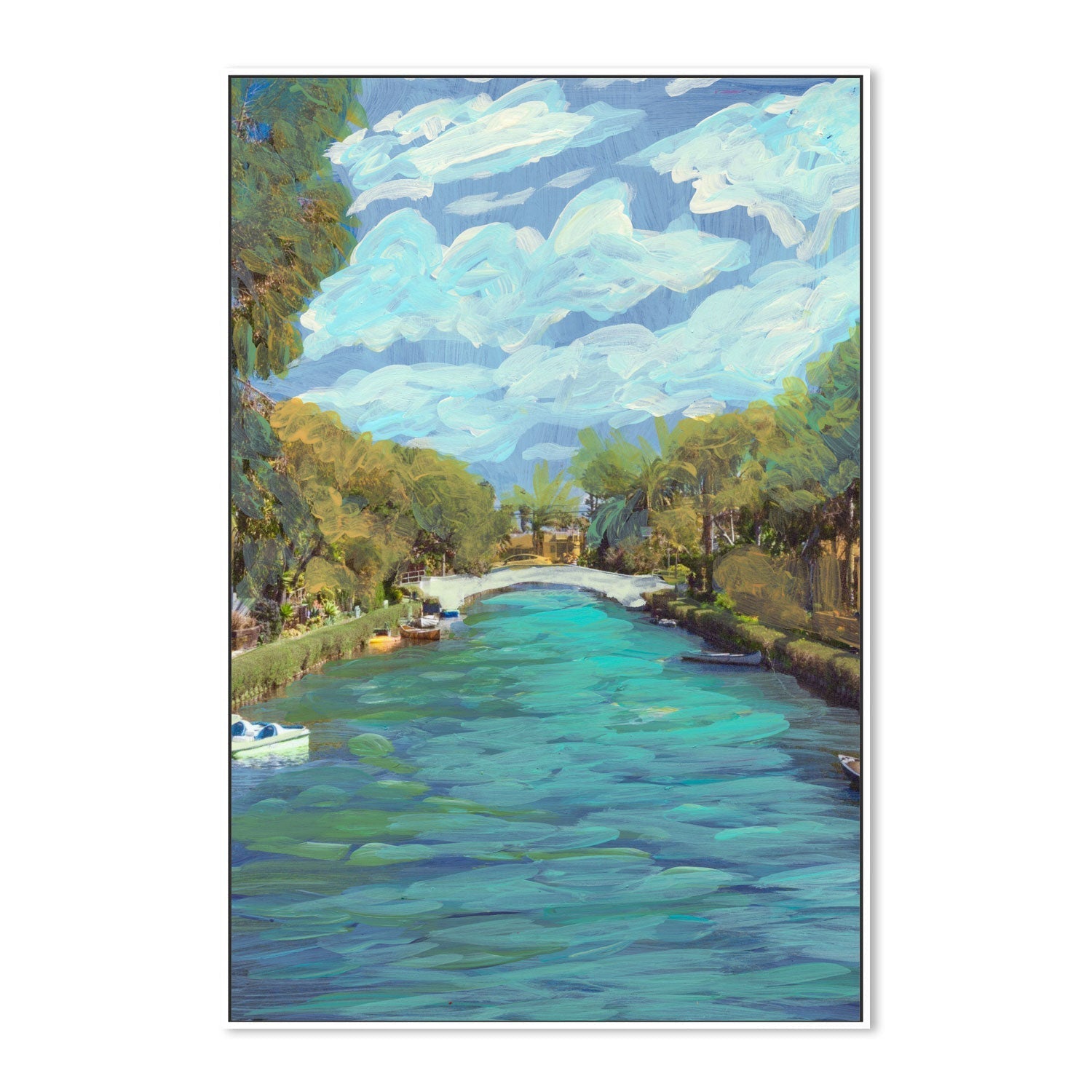 wall-art-print-canvas-poster-framed-River Walk , By Eleanor Baker-5