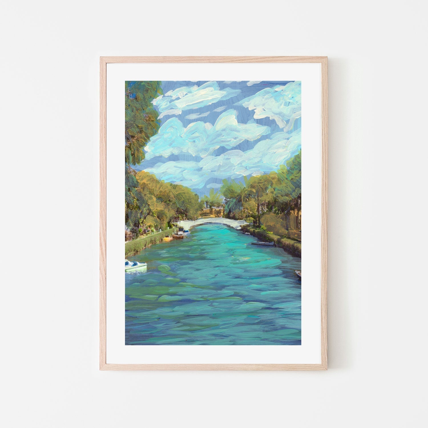 wall-art-print-canvas-poster-framed-River Walk , By Eleanor Baker-6