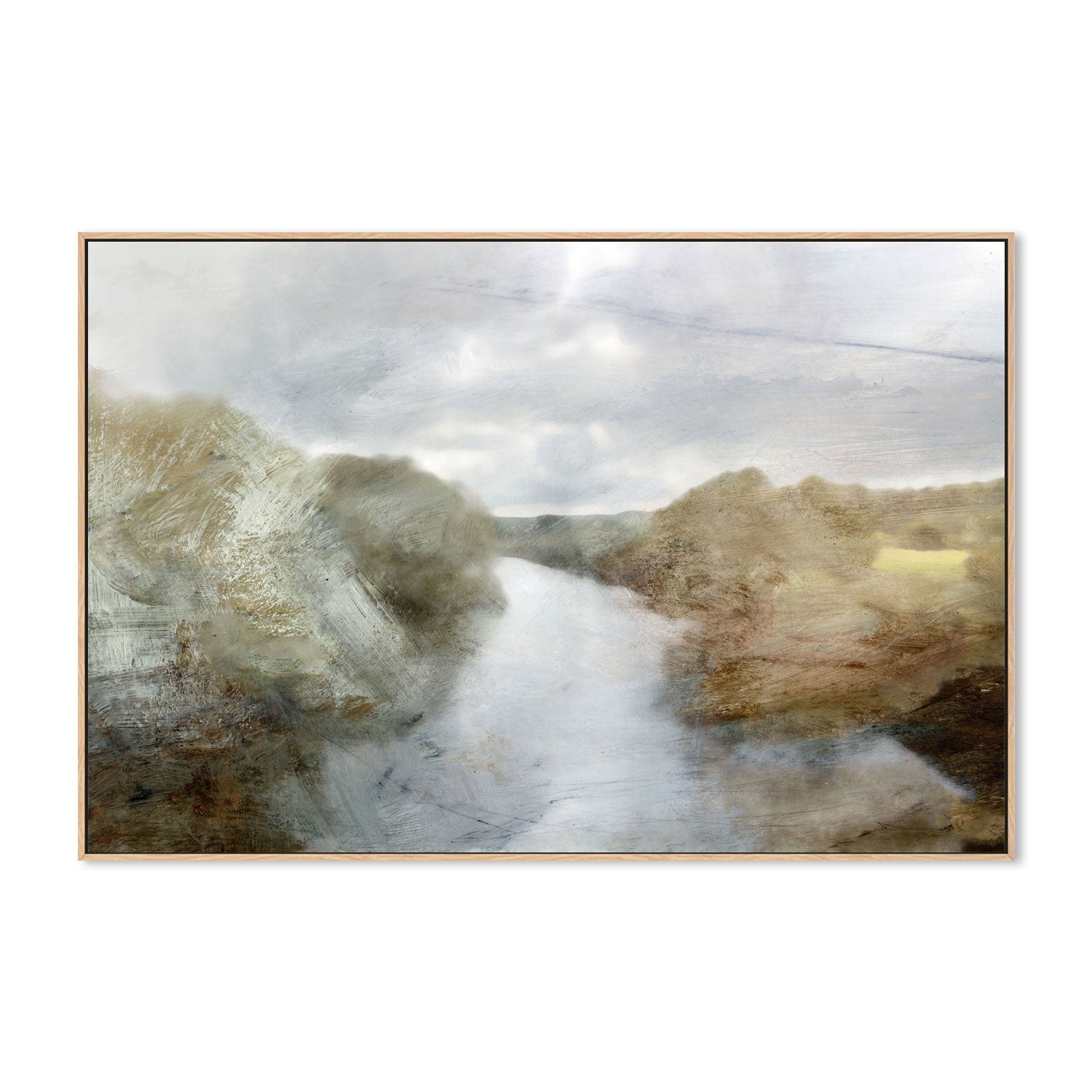 wall-art-print-canvas-poster-framed-Riverside , By Dan Hobday-GIOIA-WALL-ART