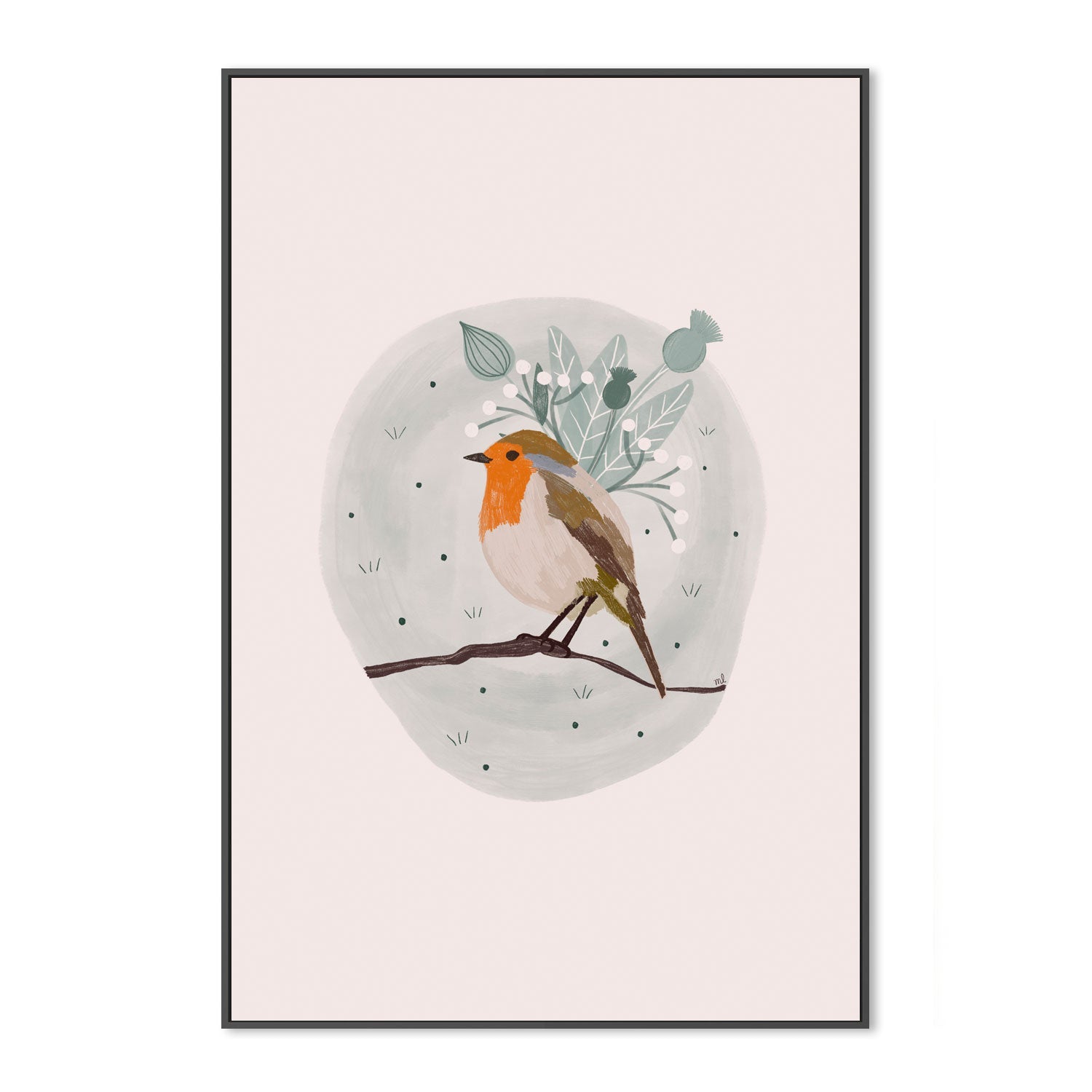 wall-art-print-canvas-poster-framed-Robin , By Menina Lisboa-3