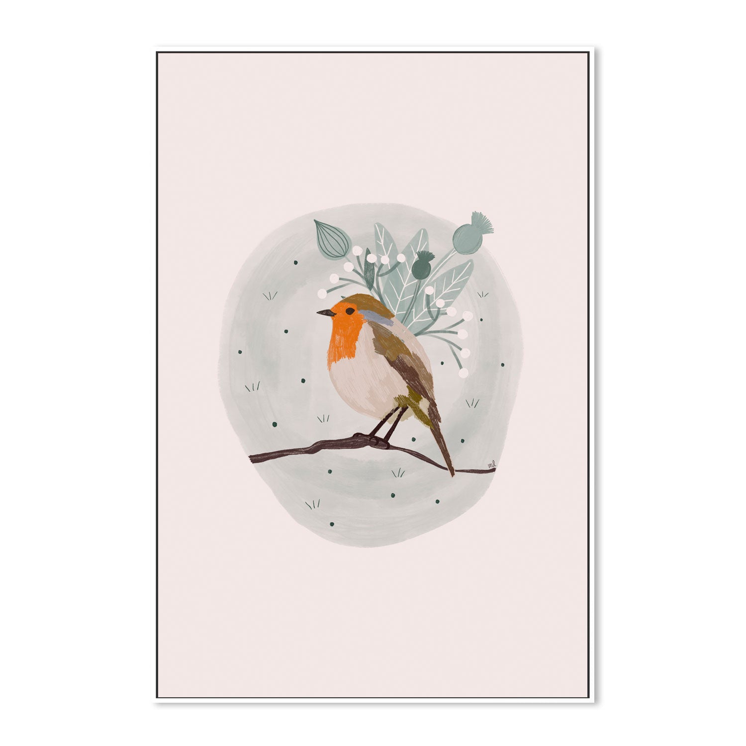 wall-art-print-canvas-poster-framed-Robin , By Menina Lisboa-5