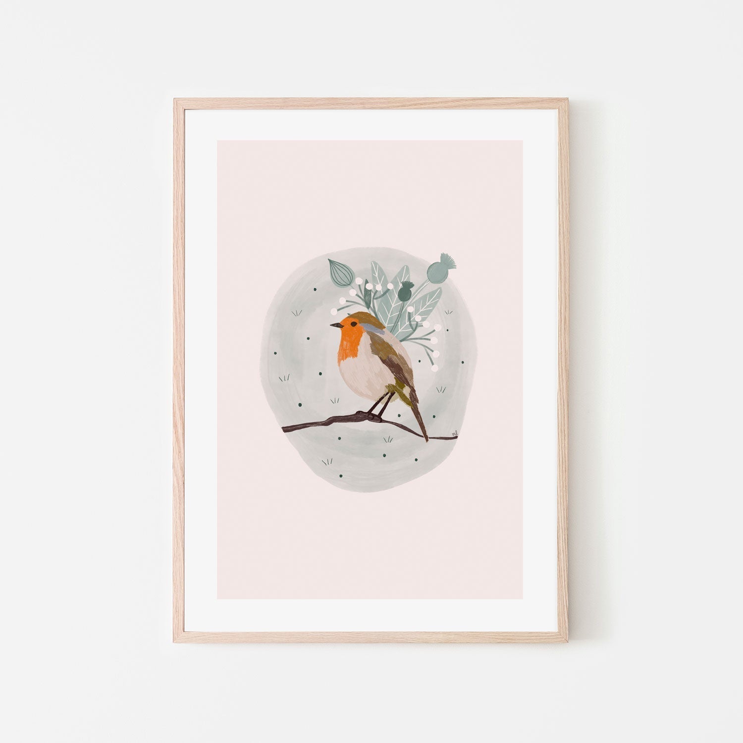 wall-art-print-canvas-poster-framed-Robin , By Menina Lisboa-6