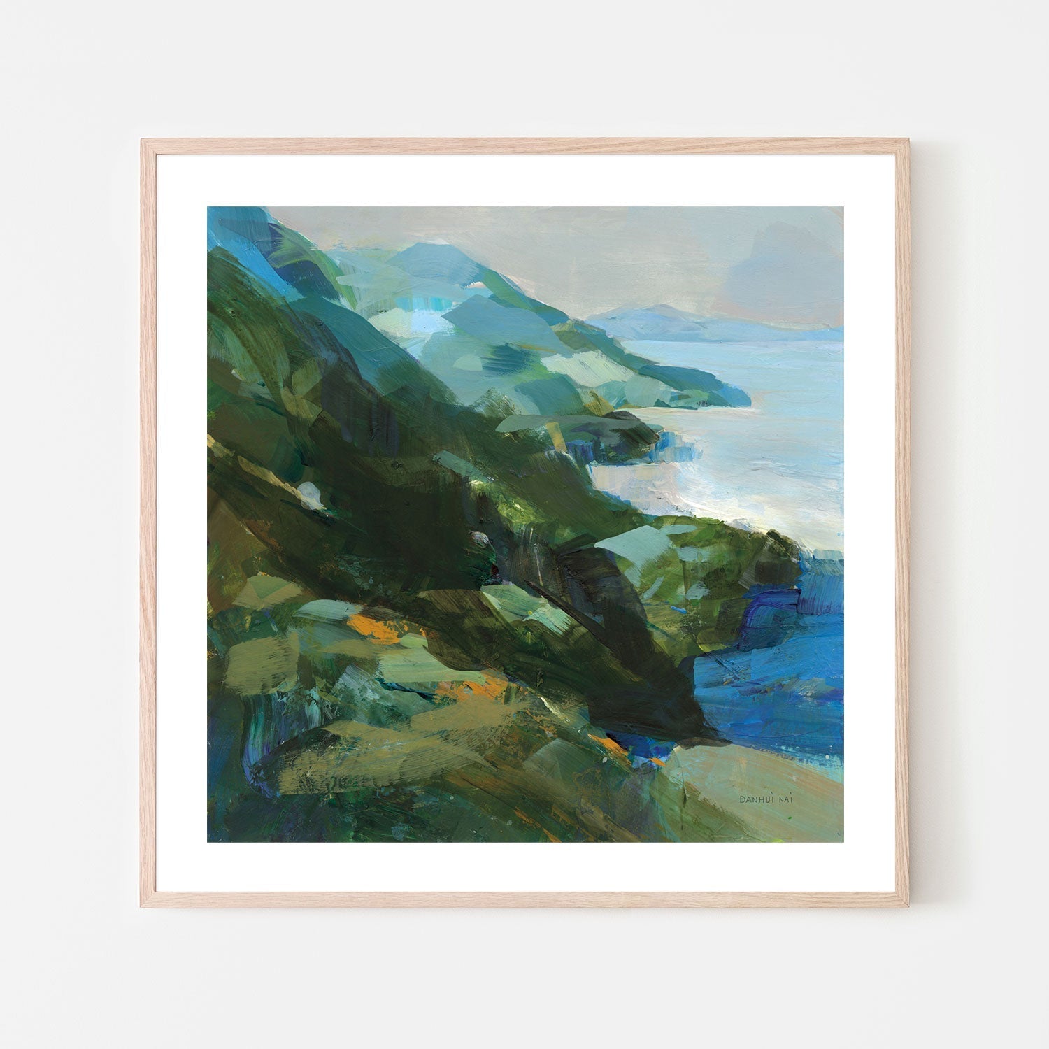 wall-art-print-canvas-poster-framed-Rocky Shoreline, Style A , By Danhui Nai-6