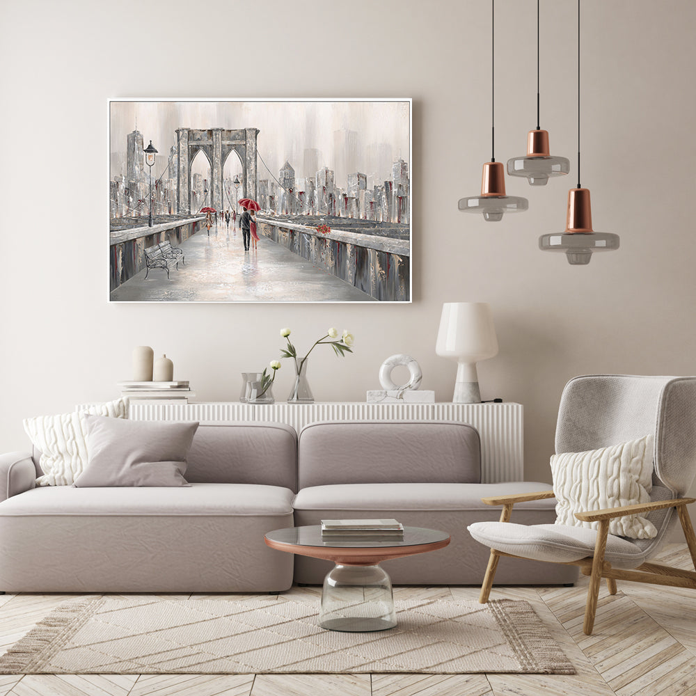 wall-art-print-canvas-poster-framed-Roses Brooklyn Bridge , By Isabella Karolewicz-7