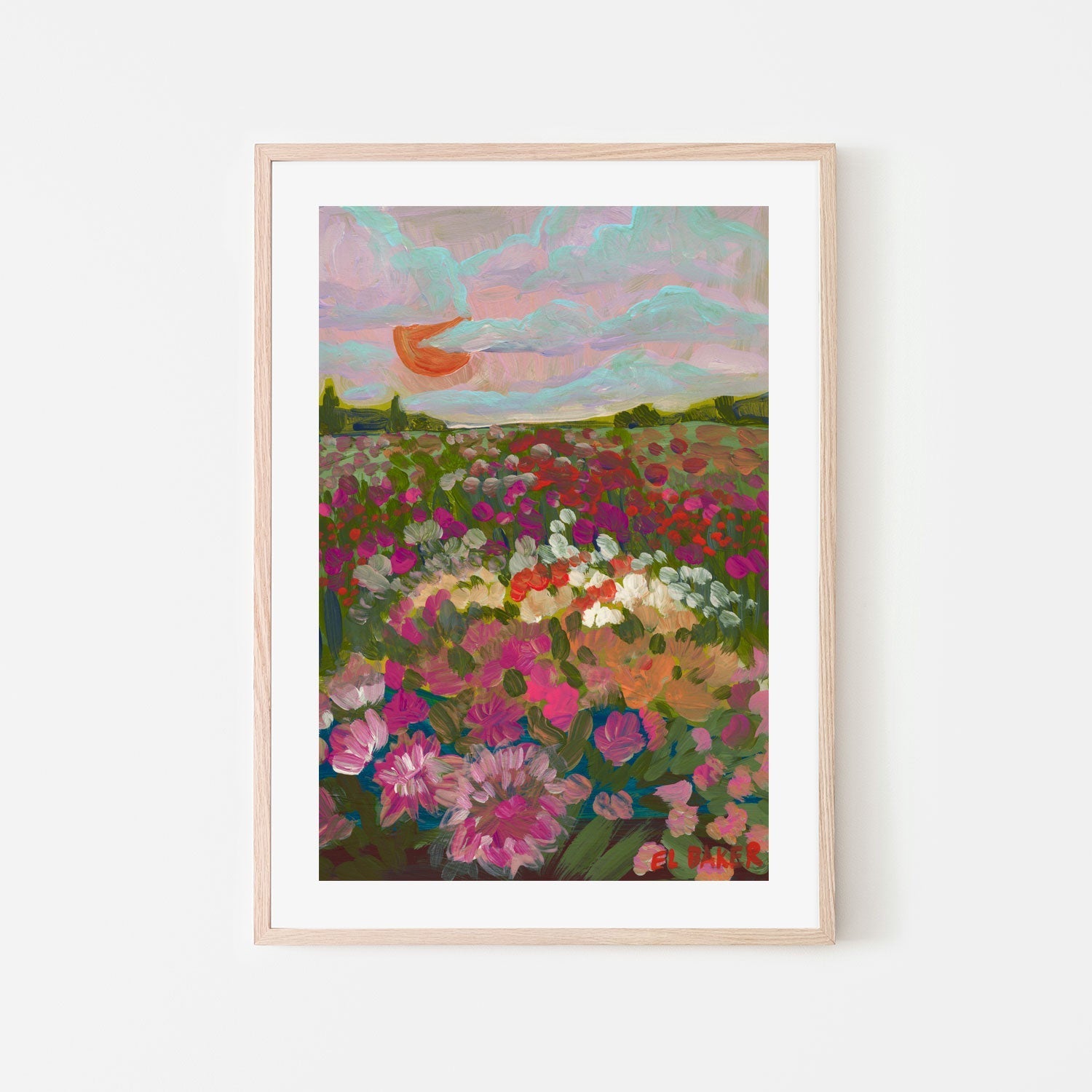 wall-art-print-canvas-poster-framed-Rosey Blooms , By Eleanor Baker-6