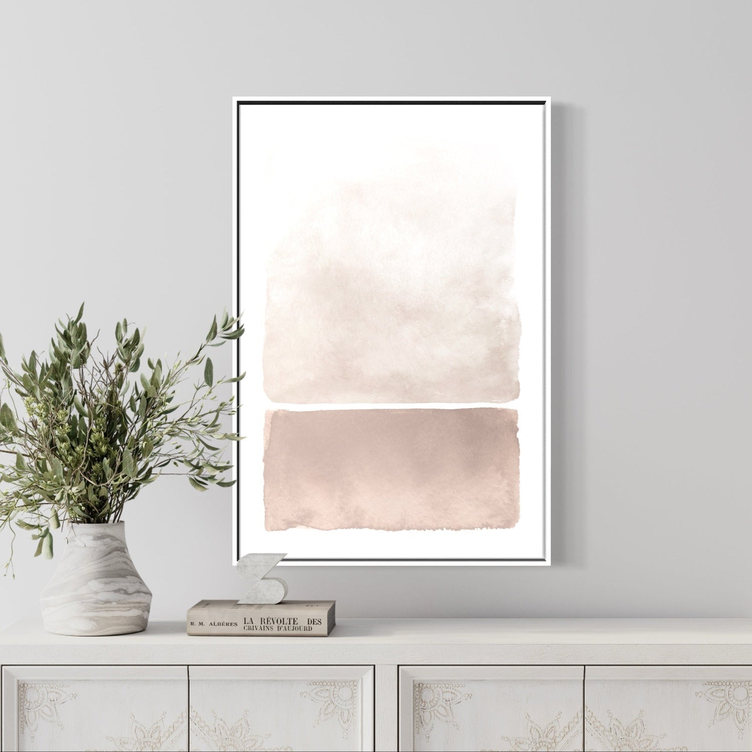 wall-art-print-canvas-poster-framed-Rothko Natural-by-Dear Musketeer Studio-Gioia Wall Art