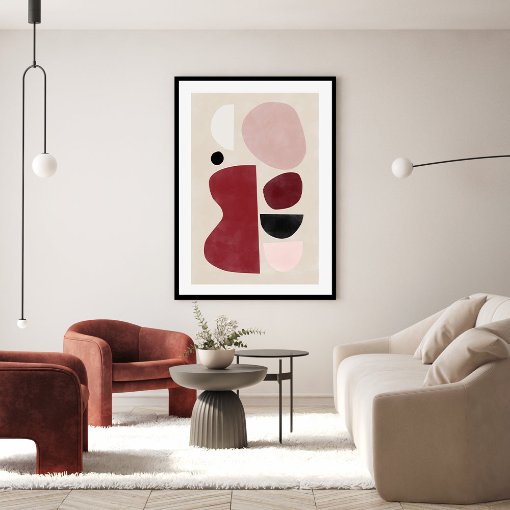 wall-art-print-canvas-poster-framed-Ruby Ripples , By Elena Ristova-GIOIA-WALL-ART