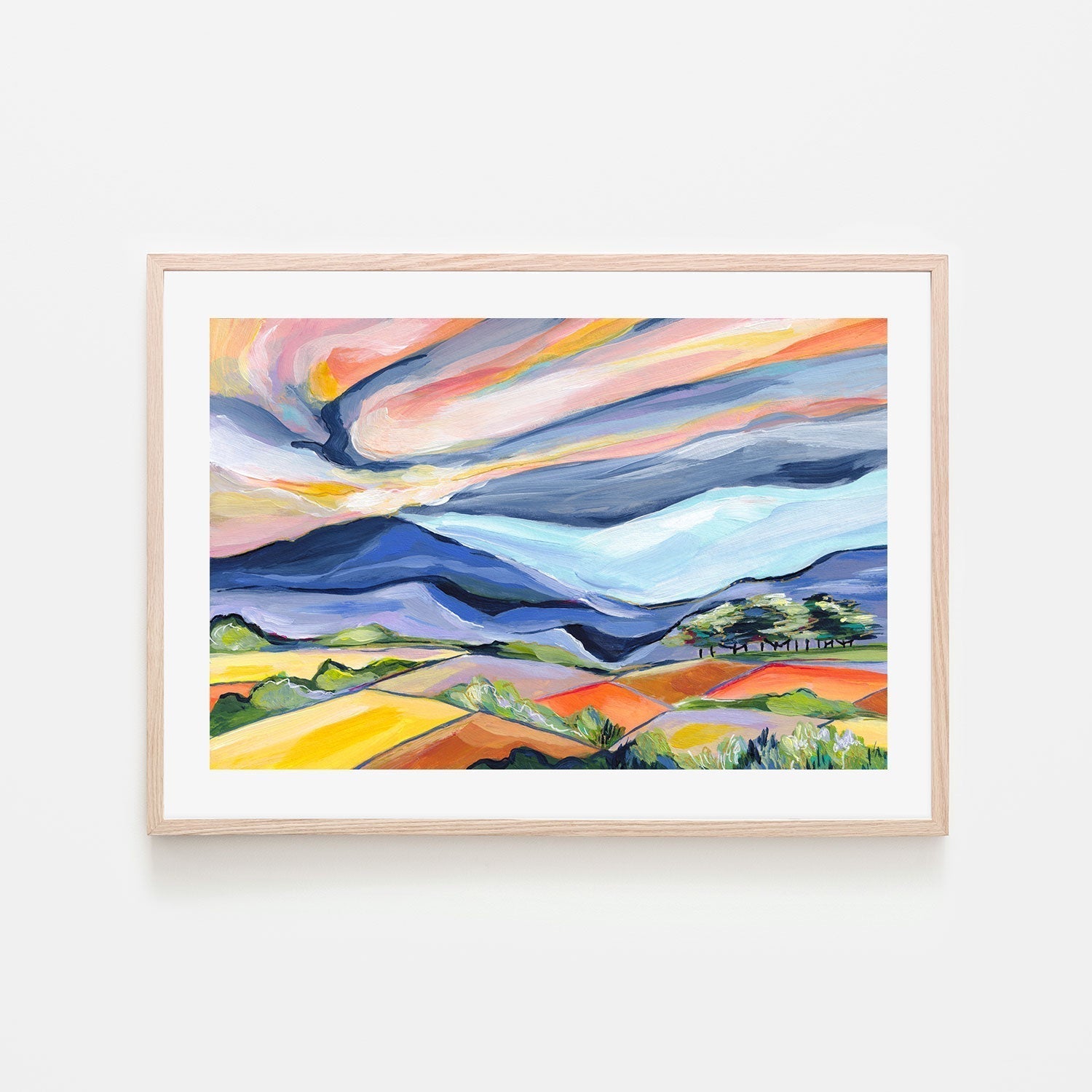 wall-art-print-canvas-poster-framed-Rush To The Mountains , By Lia Nell-GIOIA-WALL-ART