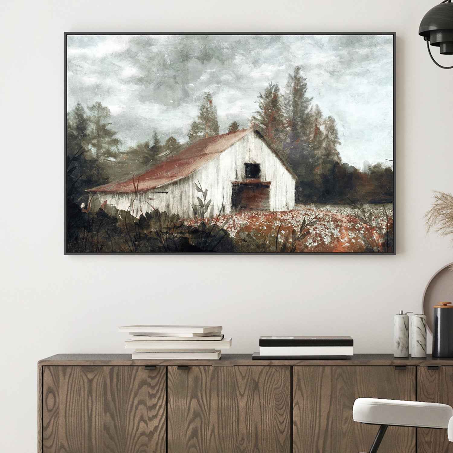 wall-art-print-canvas-poster-framed-Rusted Hearth Barn, Style A , By Nina Blue-2