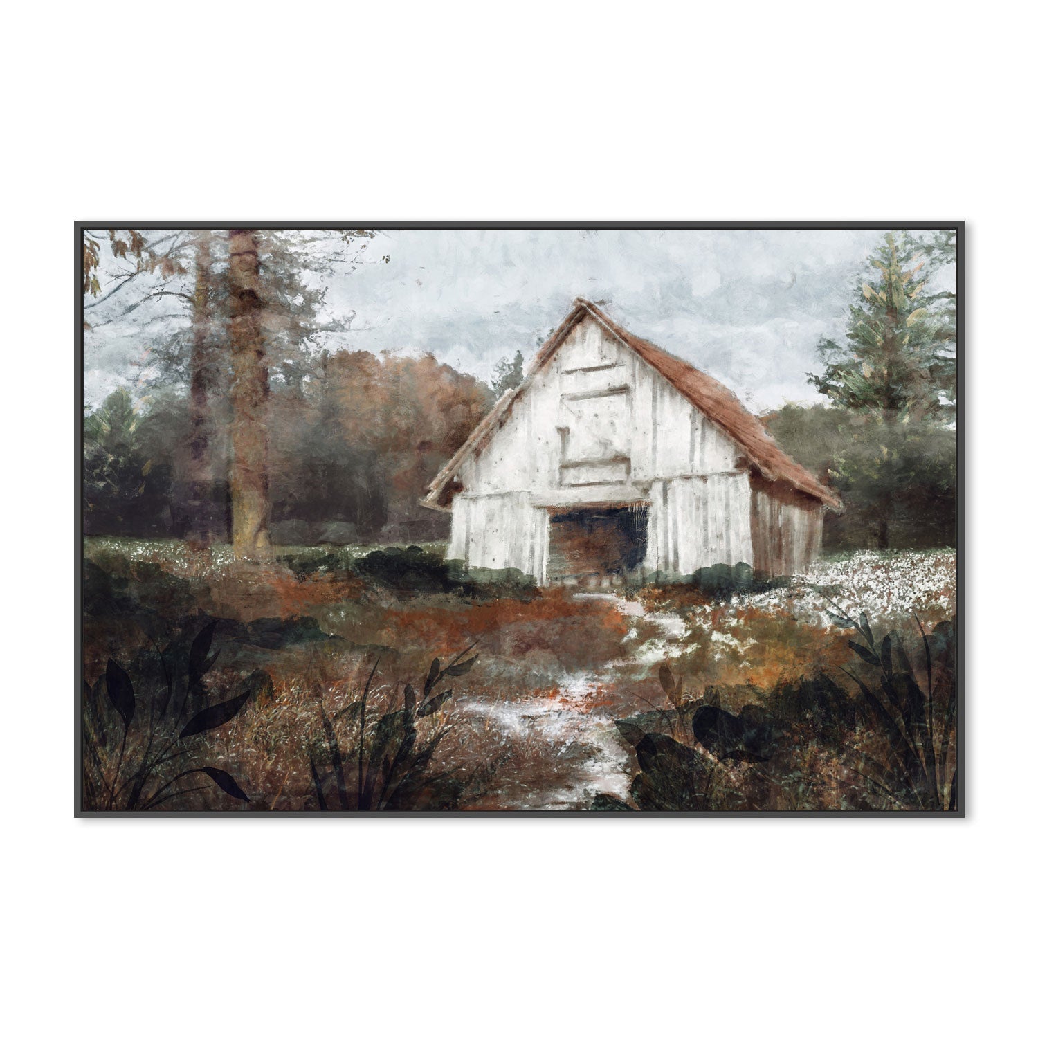 wall-art-print-canvas-poster-framed-Rusted Hearth Barn, Style B , By Nina Blue-3