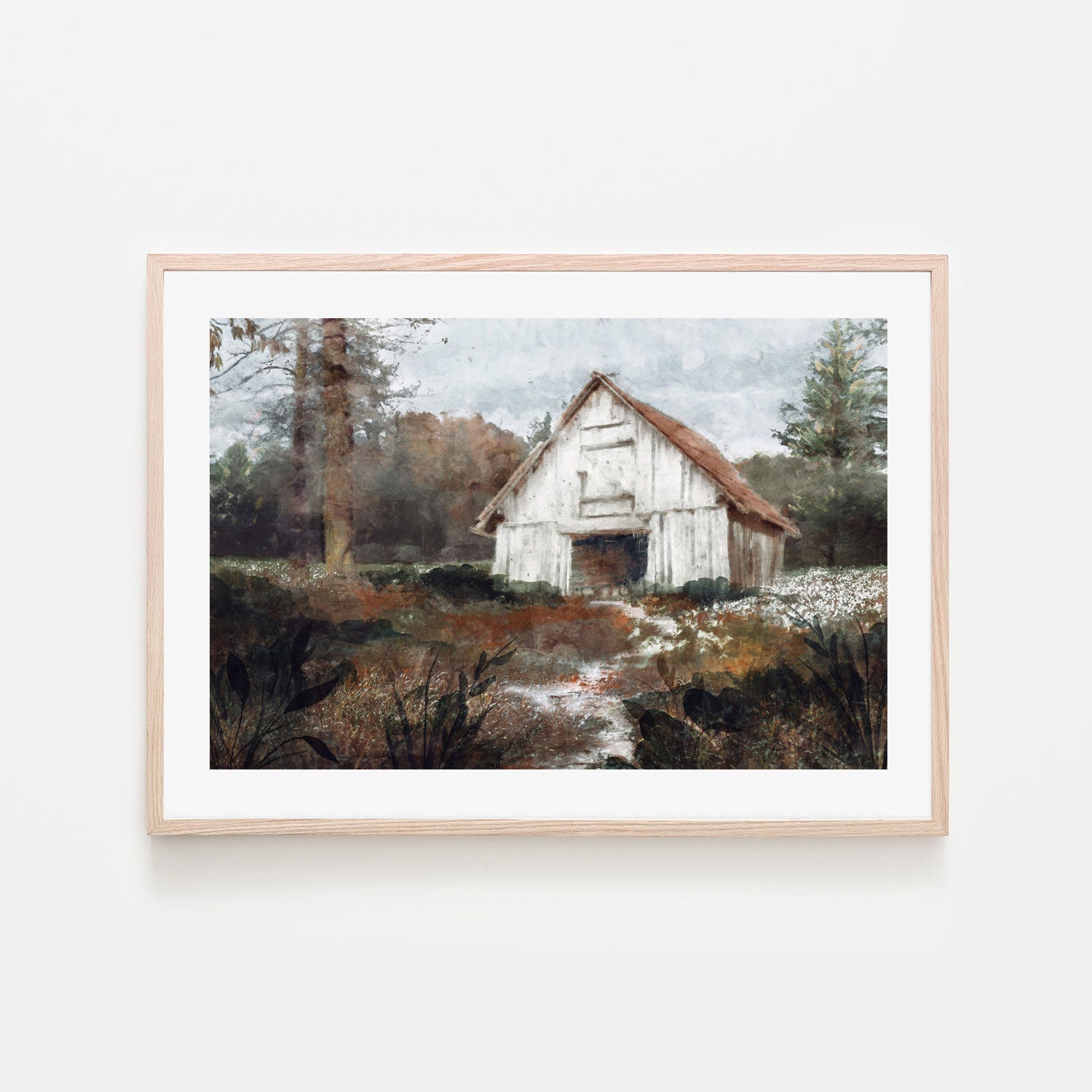 wall-art-print-canvas-poster-framed-Rusted Hearth Barn, Style B , By Nina Blue-6