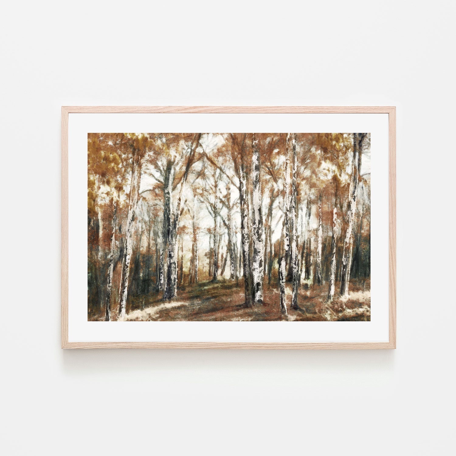 wall-art-print-canvas-poster-framed-Rusted Hearth Birch Trees, Style A , By Nina Blue-6