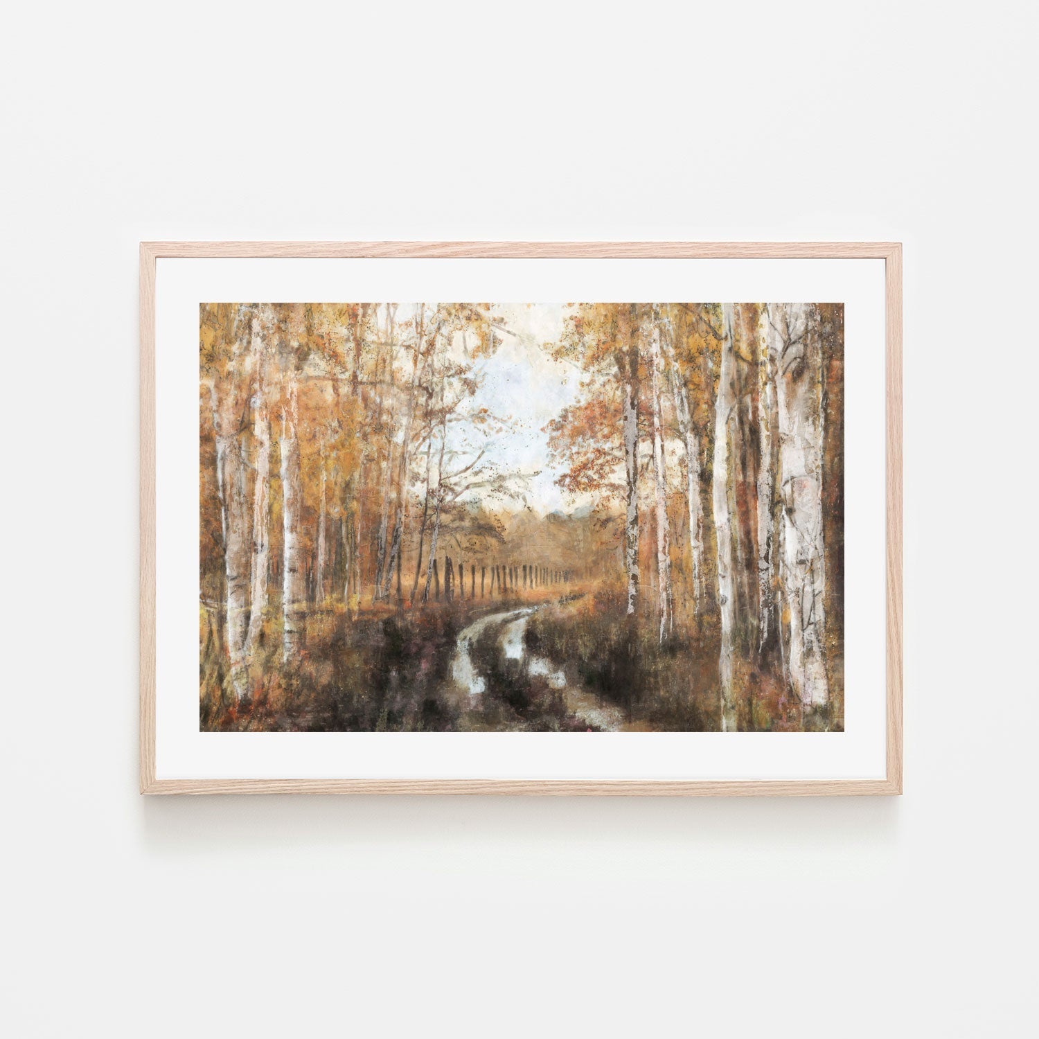 wall-art-print-canvas-poster-framed-Rusted Hearth Birch Trees, Style B , By Nina Blue-6