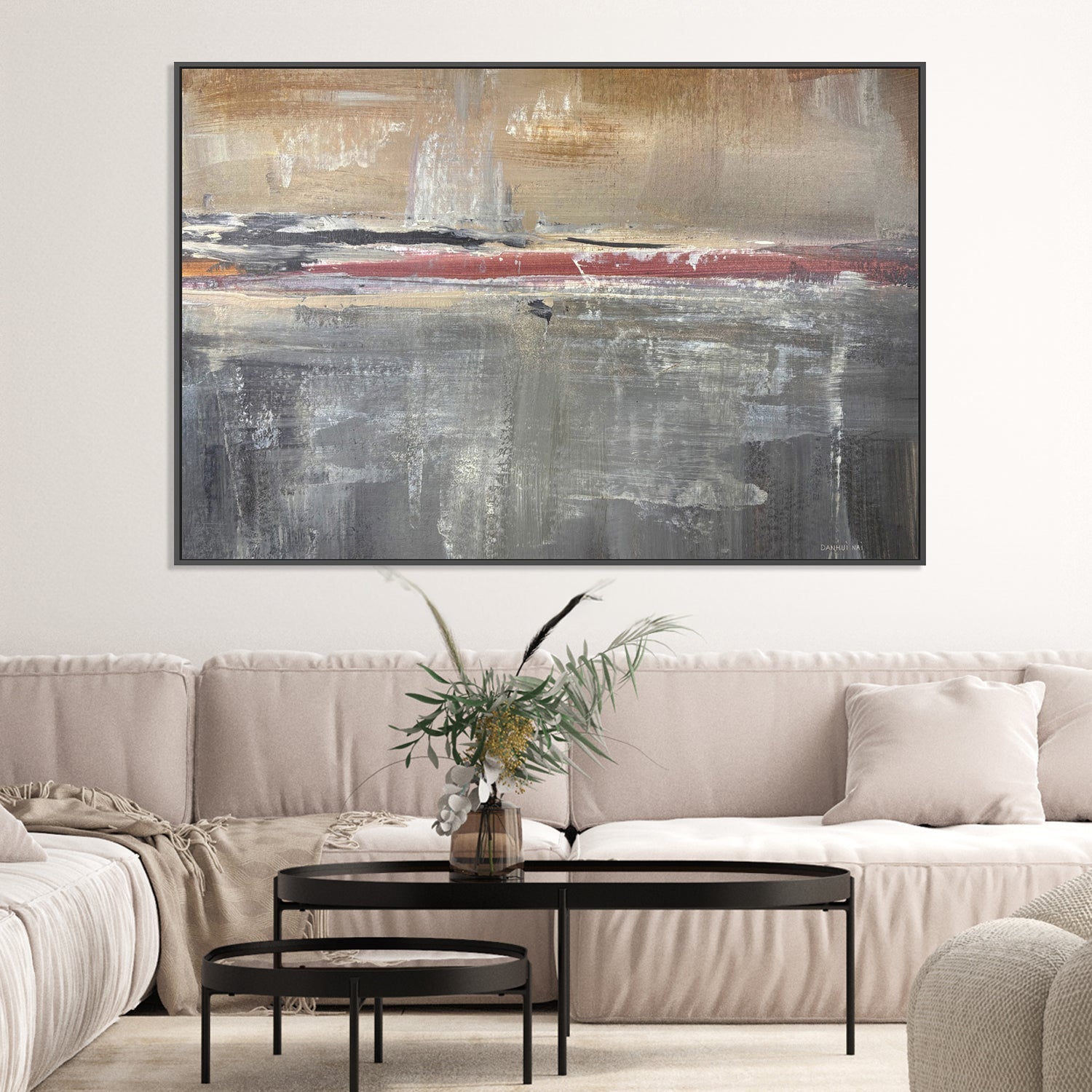 wall-art-print-canvas-poster-framed-Rustic Abstract , By Danhui Nai-2