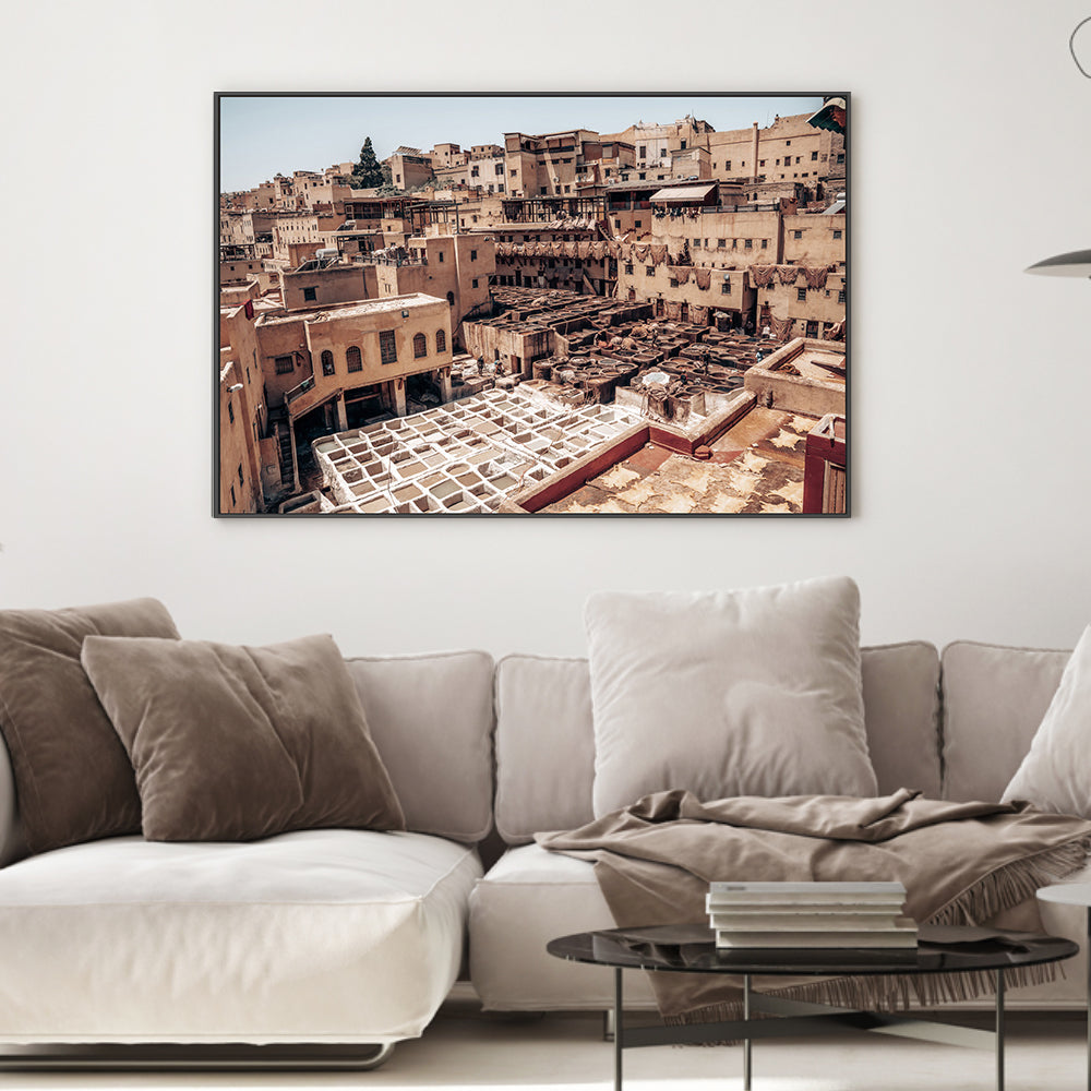 wall-art-print-canvas-poster-framed-Rustic Hues Of Fes, Morocco , By Josh Silver-2