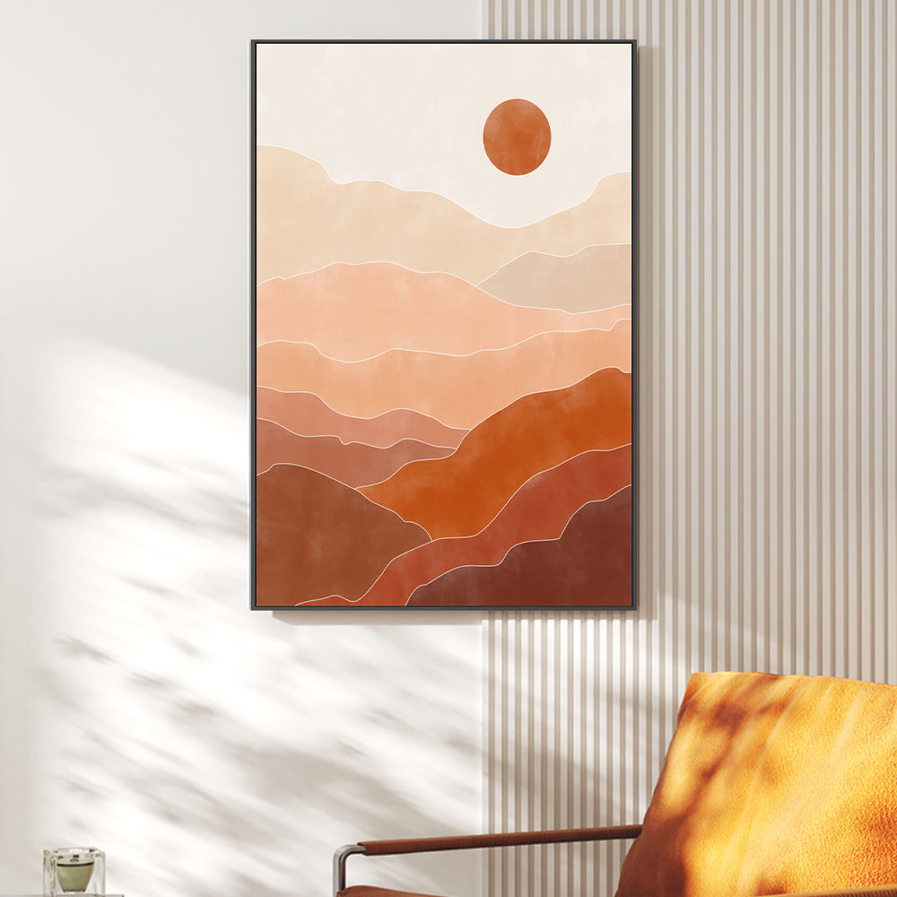 wall-art-print-canvas-poster-framed-Rustic Sunset , By Elena Ristova-GIOIA-WALL-ART