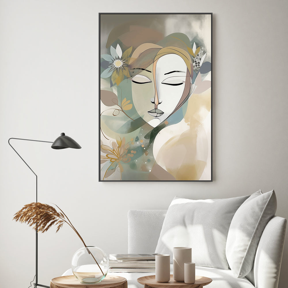 wall-art-print-canvas-poster-framed-Sage, Style A , By Bella Eve-2