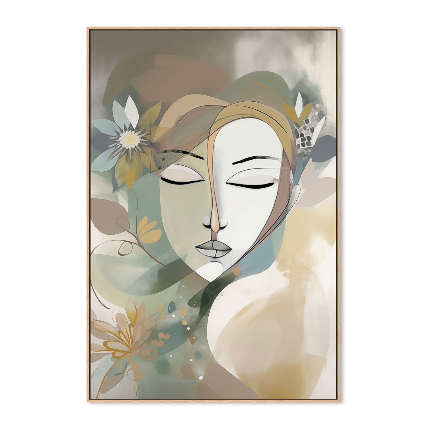 wall-art-print-canvas-poster-framed-Sage, Style A , By Bella Eve-4