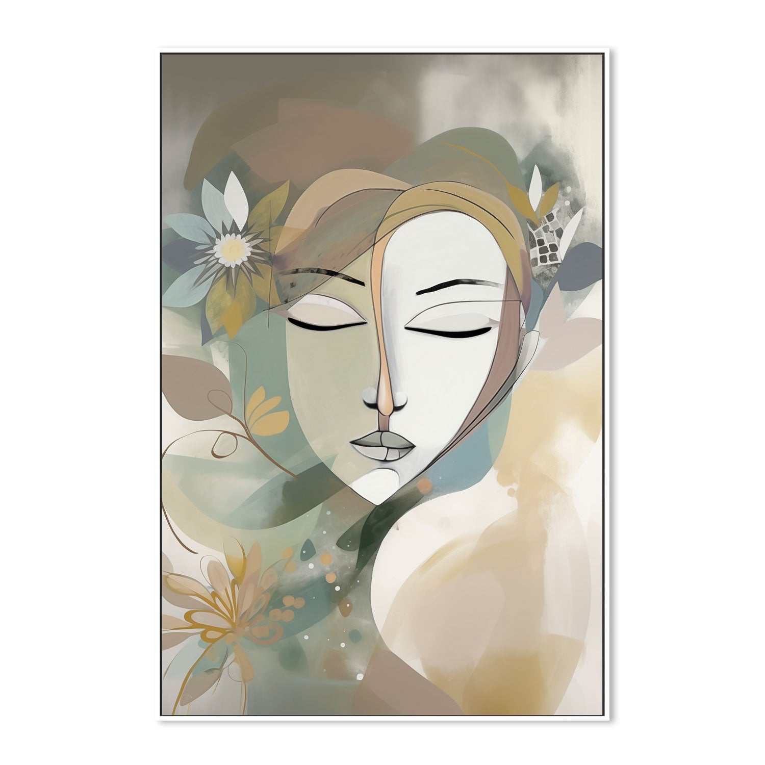 wall-art-print-canvas-poster-framed-Sage, Style A , By Bella Eve-5