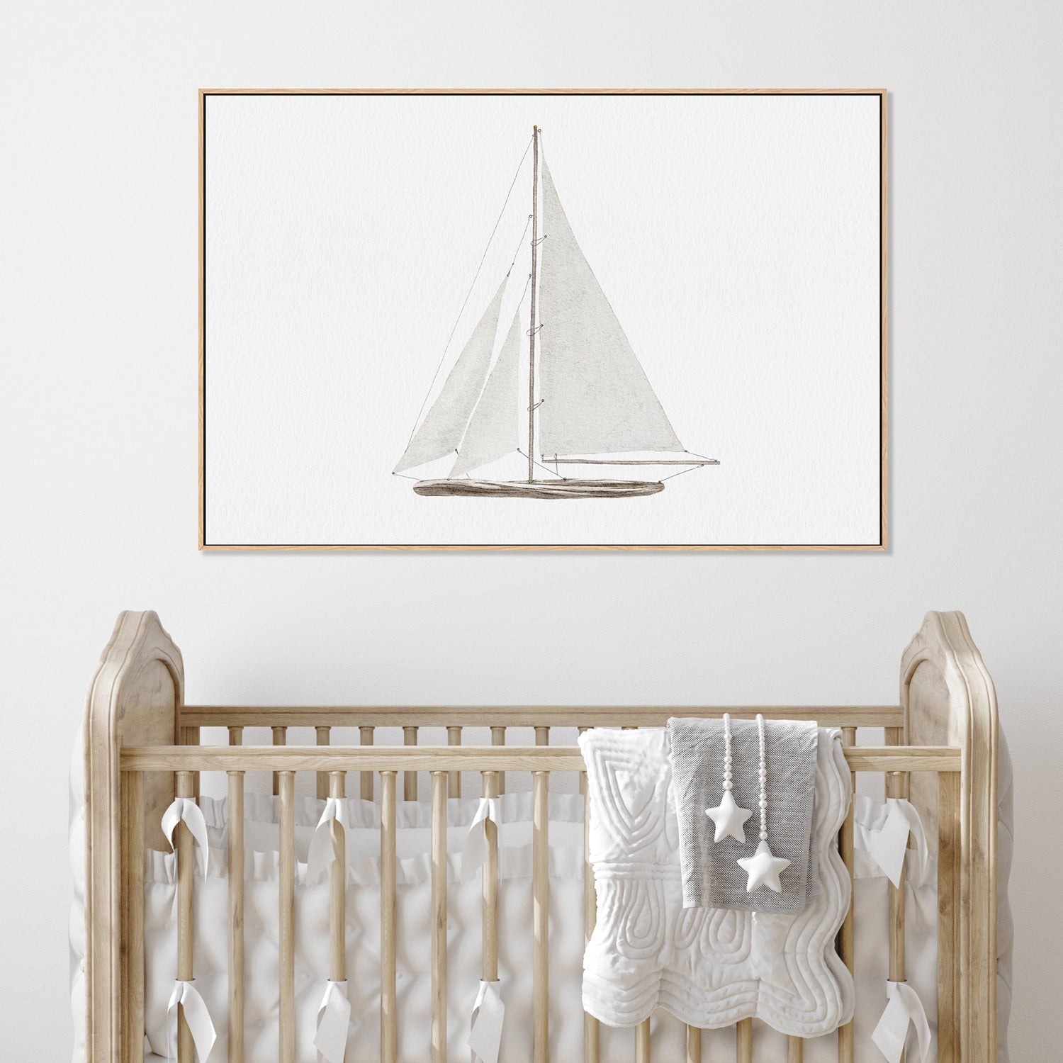 wall-art-print-canvas-poster-framed-Sailboat , By Leah Straatsma-2