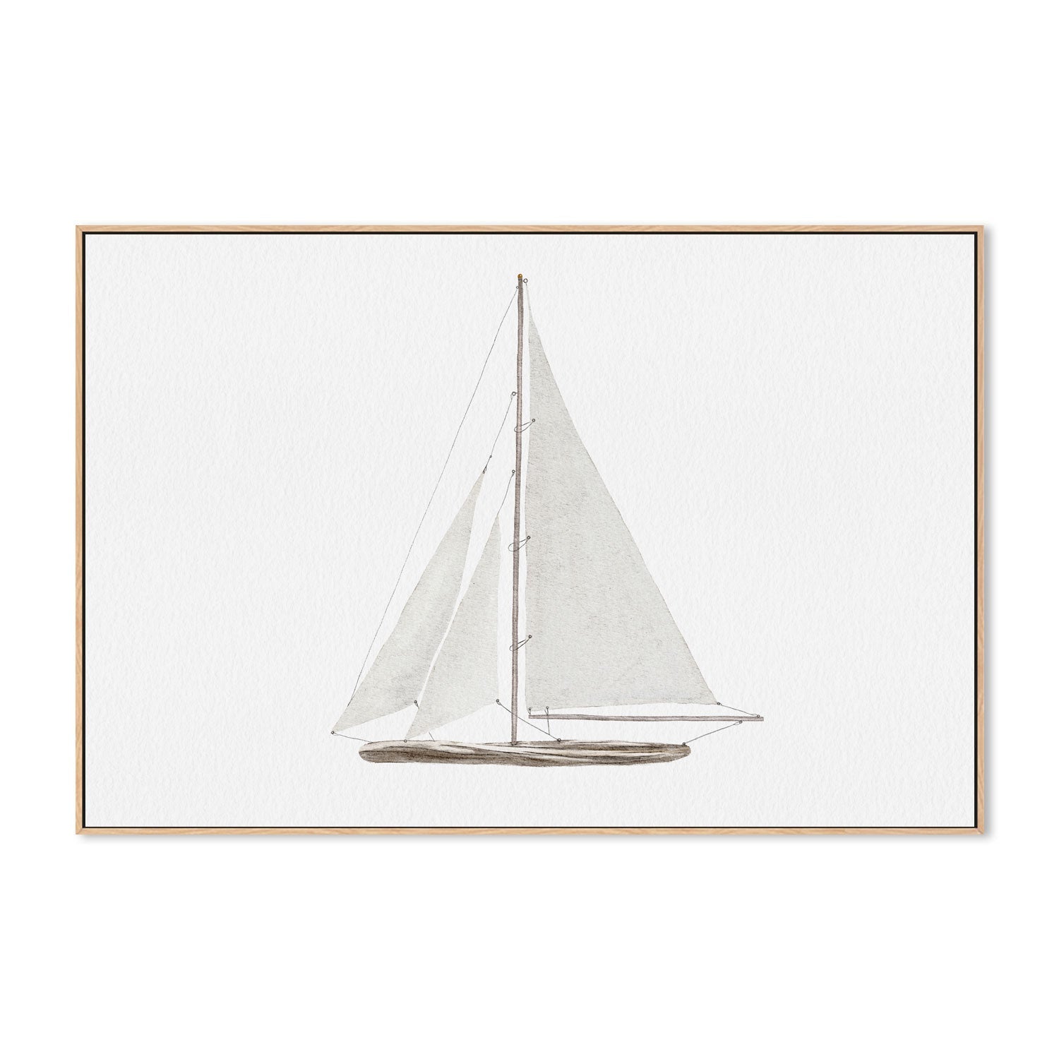 wall-art-print-canvas-poster-framed-Sailboat , By Leah Straatsma-4