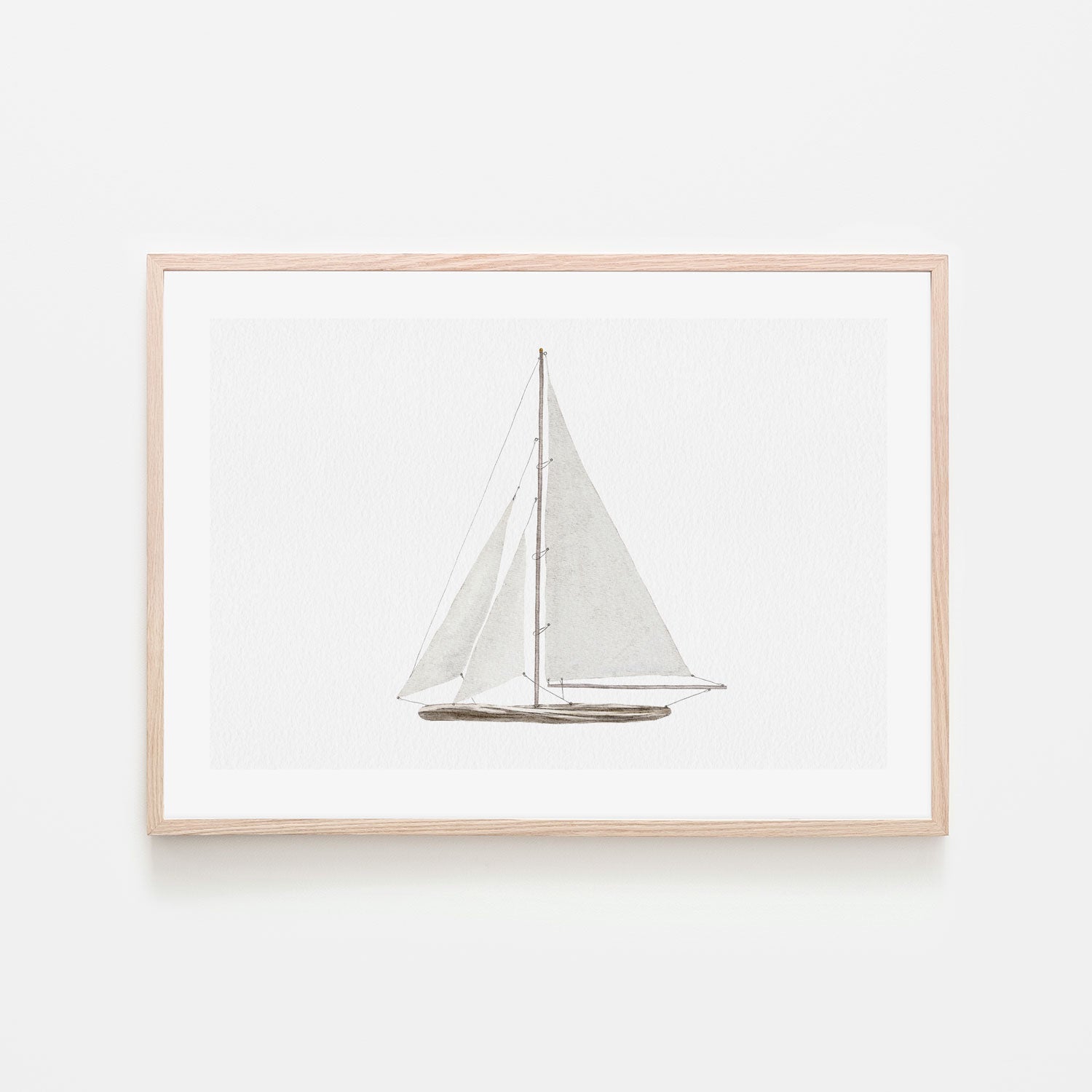 wall-art-print-canvas-poster-framed-Sailboat , By Leah Straatsma-6