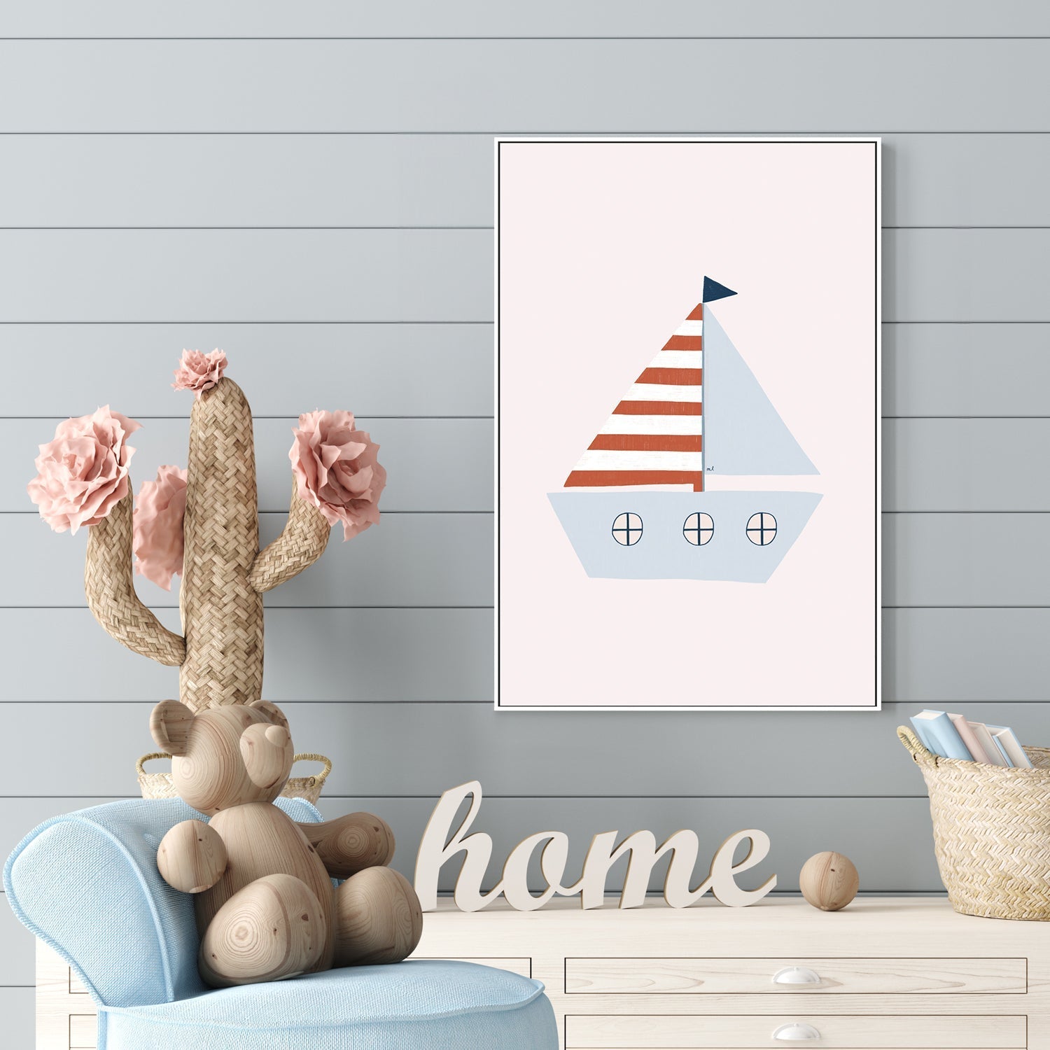 wall-art-print-canvas-poster-framed-Sailing Boat , By Menina Lisboa-2