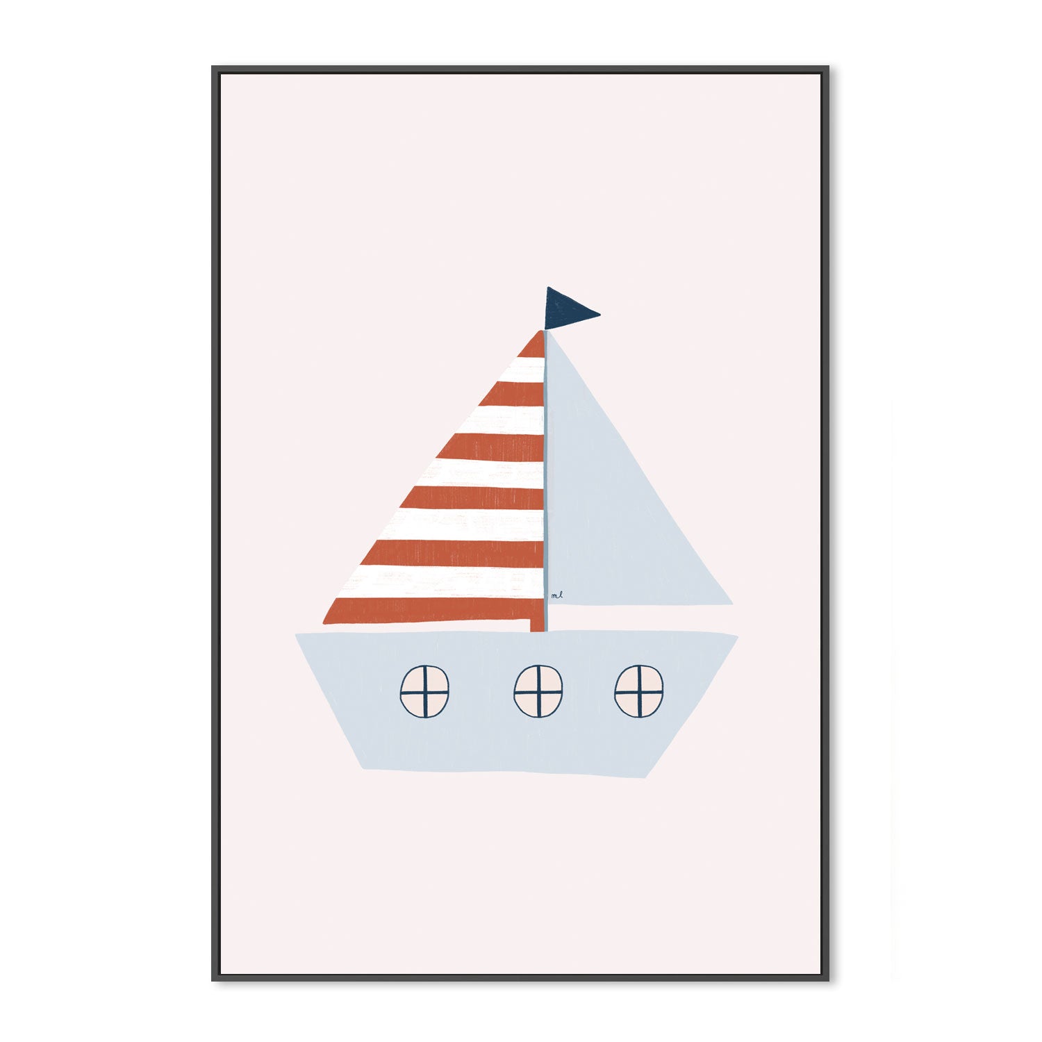 wall-art-print-canvas-poster-framed-Sailing Boat , By Menina Lisboa-3