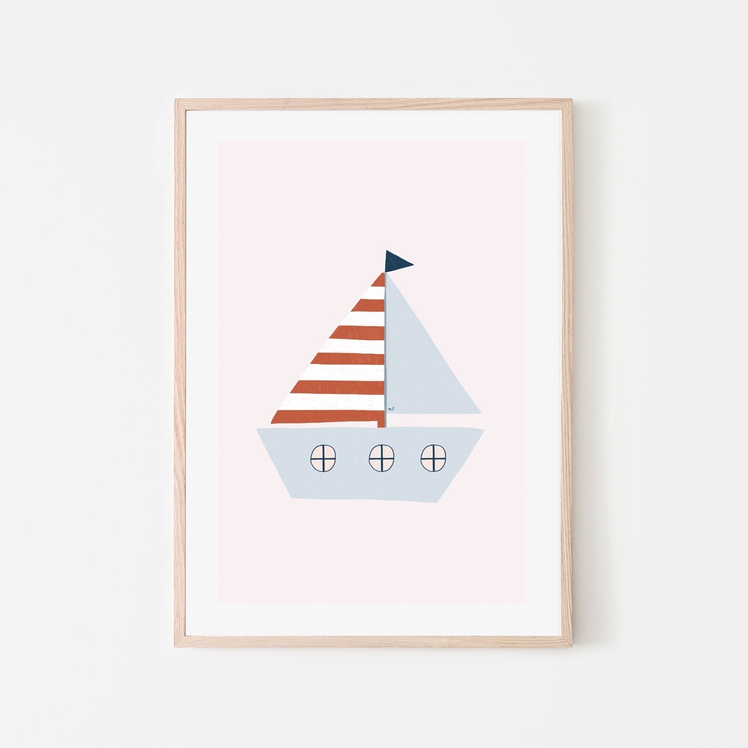 wall-art-print-canvas-poster-framed-Sailing Boat , By Menina Lisboa-6