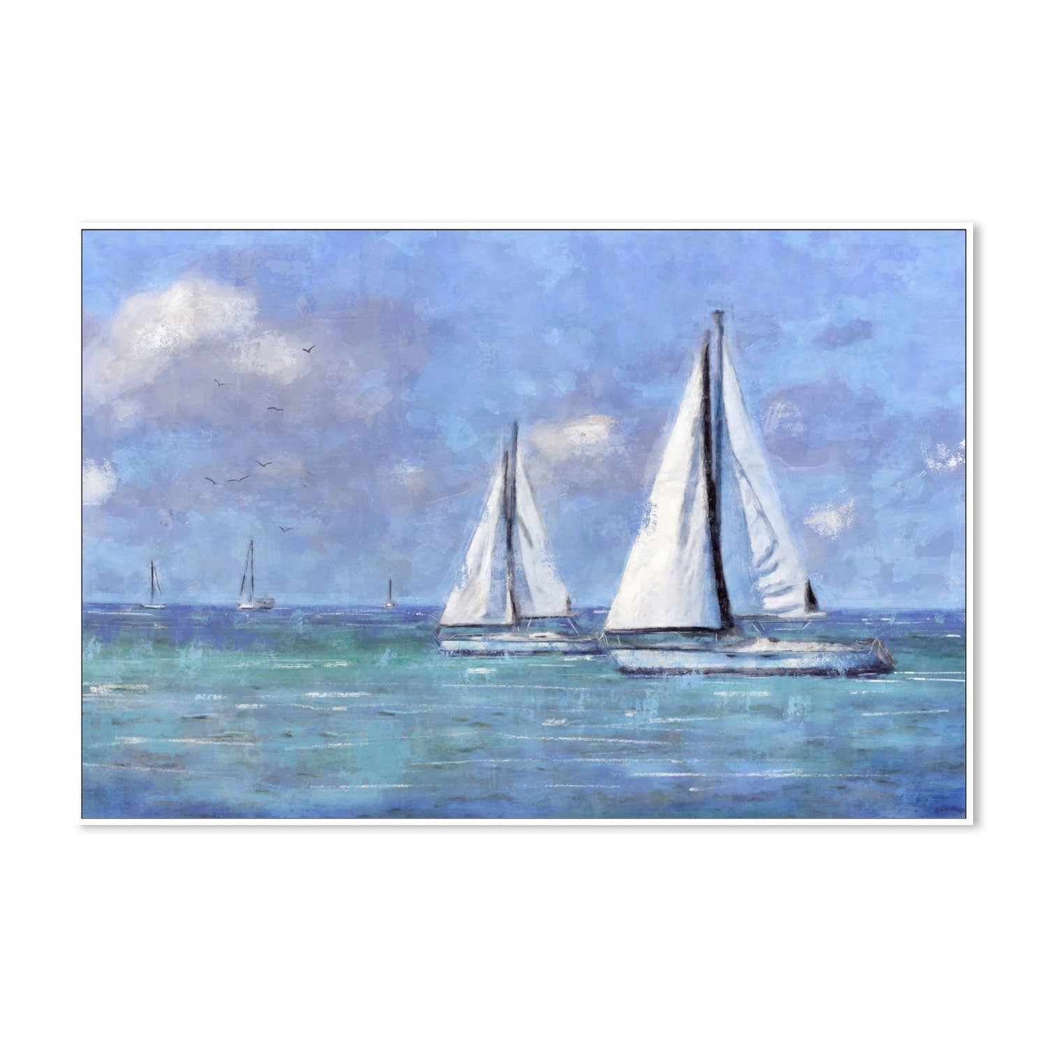 wall-art-print-canvas-poster-framed-Sailing Day , By Nina Blue-5