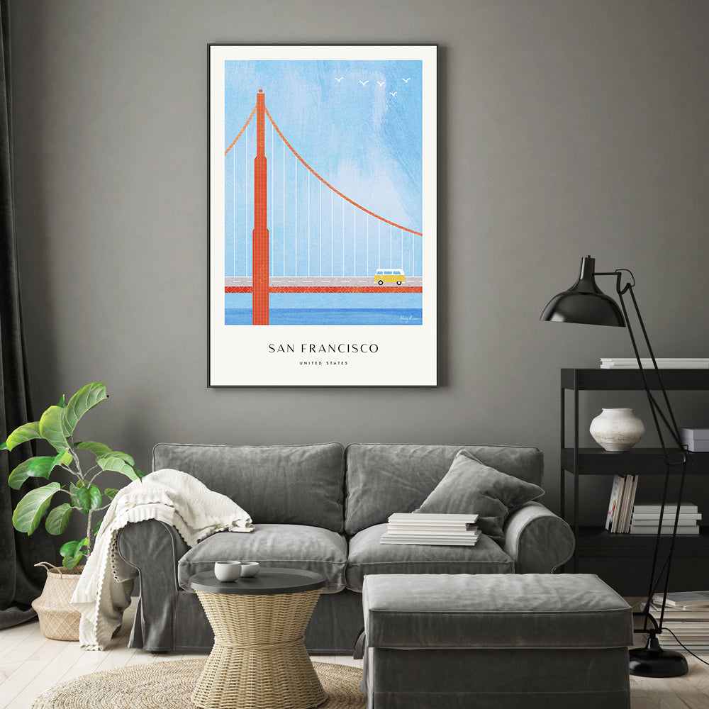 wall-art-print-canvas-poster-framed-San Francisco, United States , By Henry Rivers-GIOIA-WALL-ART